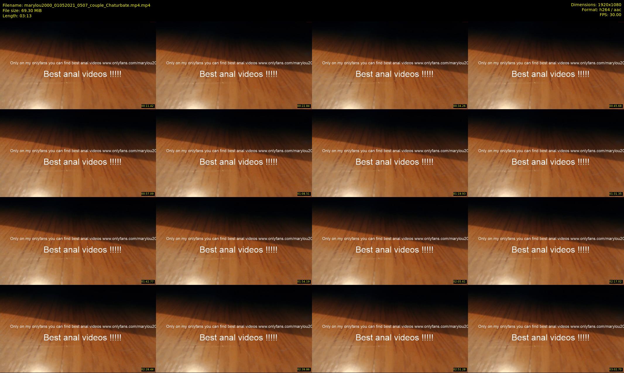 marylou2000 — 4 minute Chaturbate couple cam show recording, 1080p, May 1, 2021