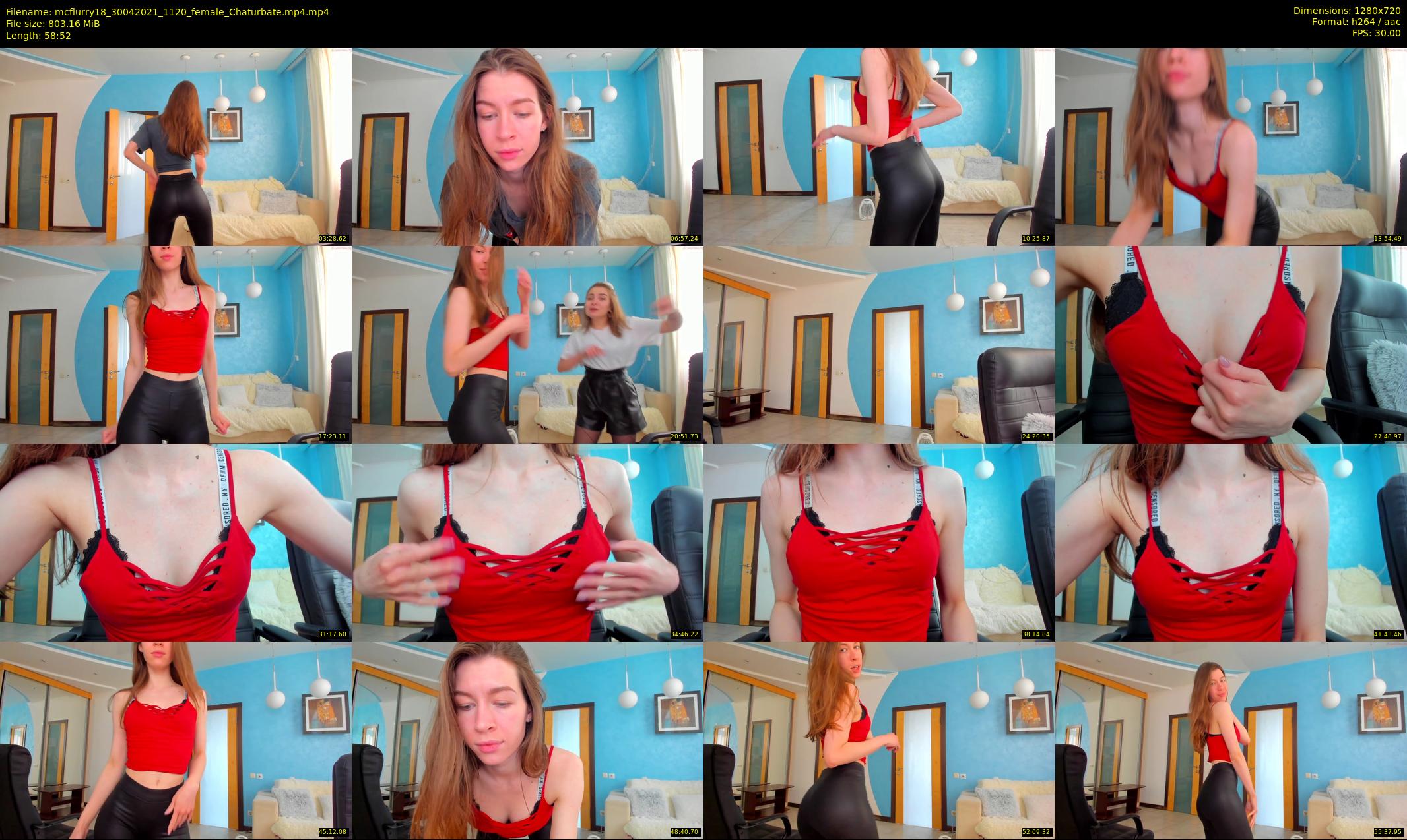 mcflurry18 — 59 minute Chaturbate female cam show recording, 720p, Apr 30, 2021