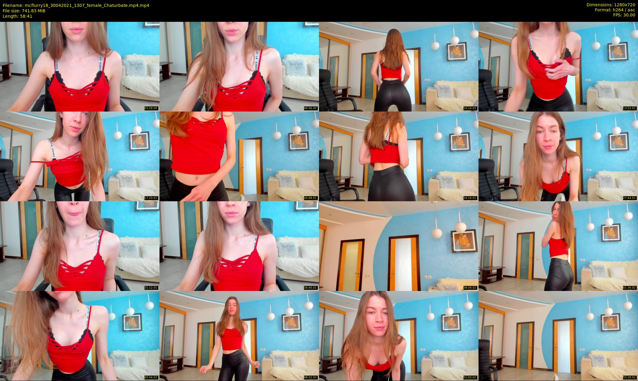 mcflurry18 — 59 minute Chaturbate female cam show recording, 720p, Apr 30, 2021