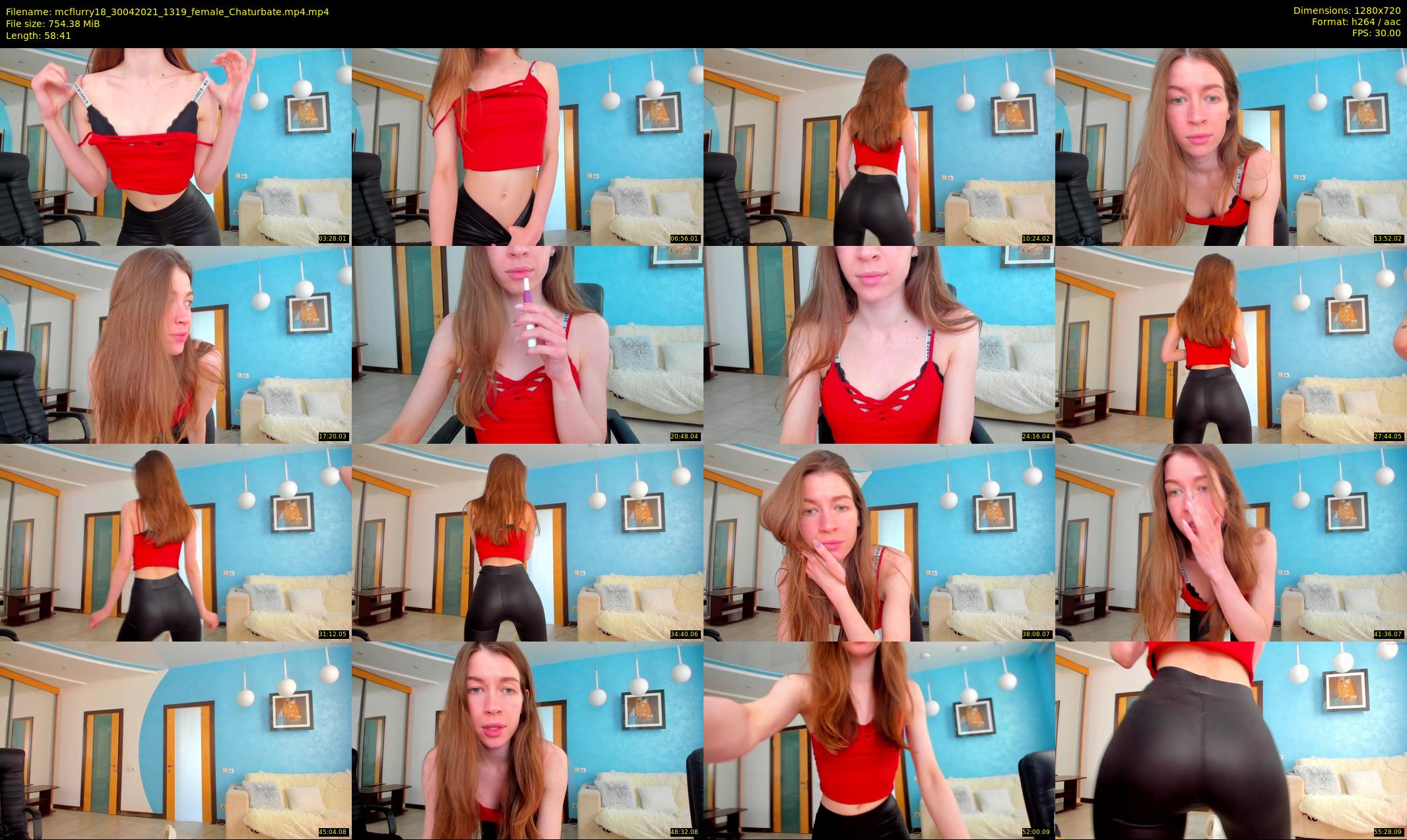 mcflurry18 — 59 minute Chaturbate female cam show recording, 720p, Apr 30, 2021