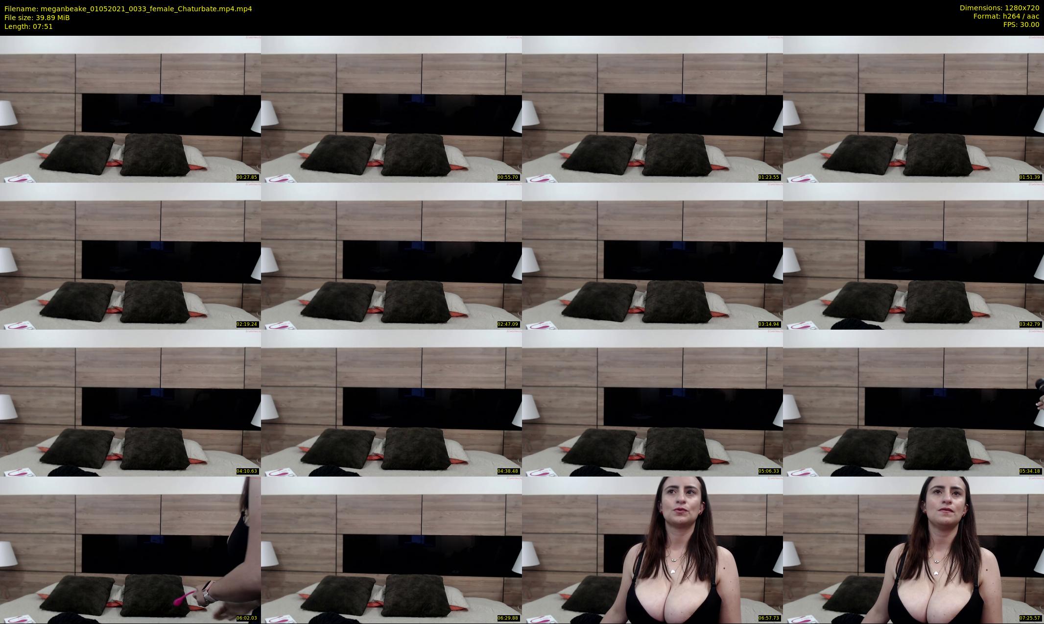 meganbeake — 8 minute Chaturbate female cam show recording, 720p, May 1, 2021