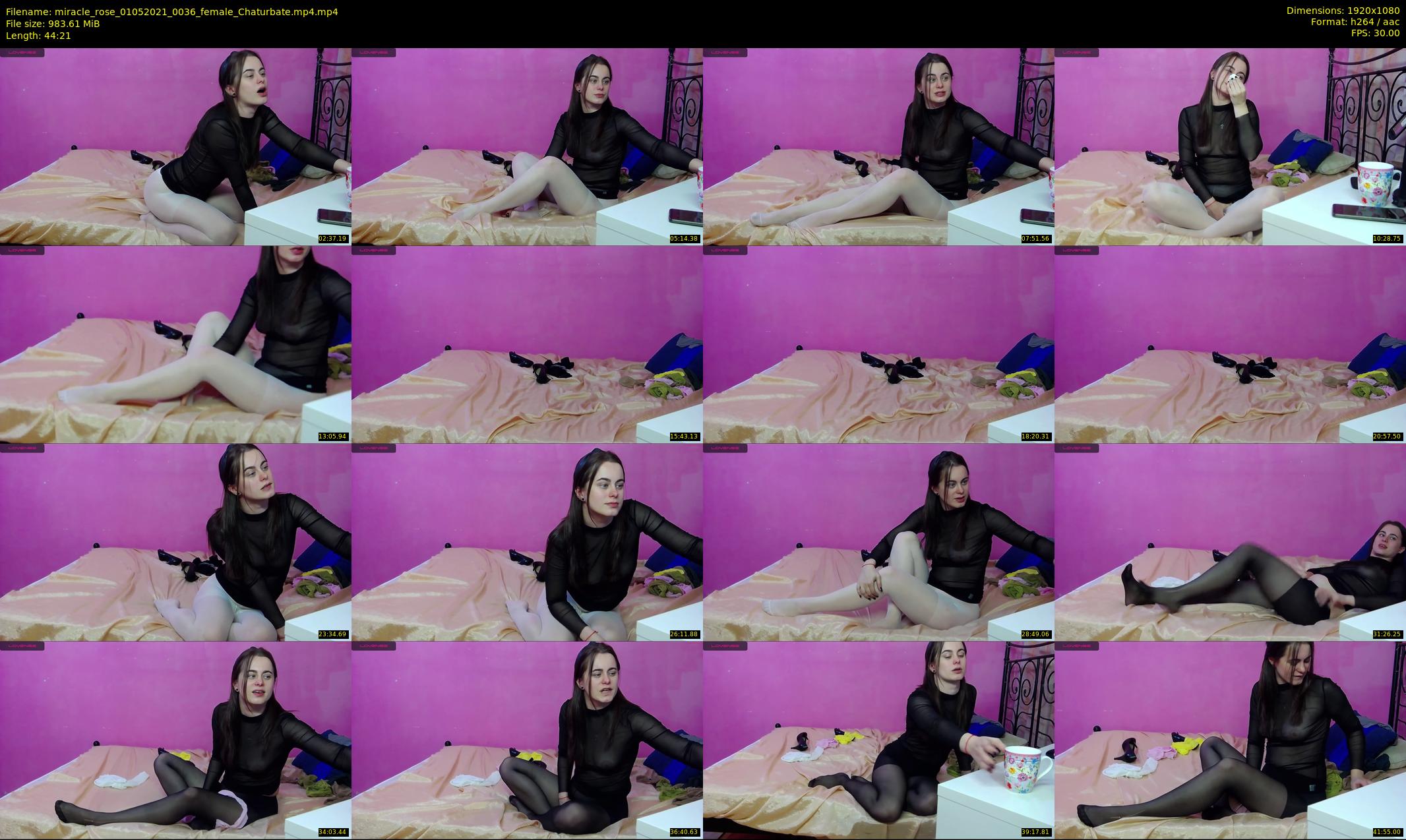 miracle_rose — 45 minute Chaturbate female cam show recording, 1080p, May 1, 2021