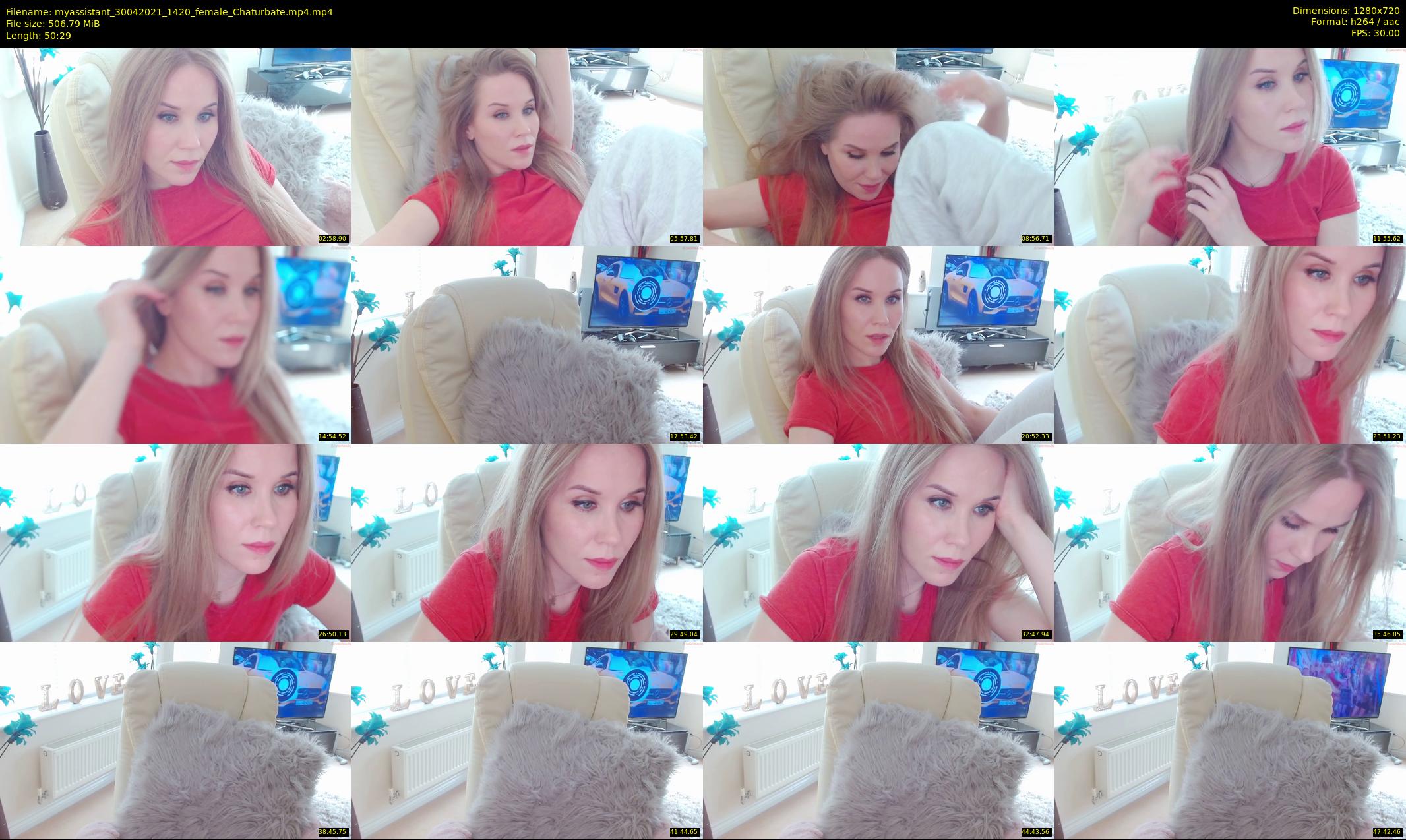 myassistant — 51 minute Chaturbate female cam show recording, 720p, Apr 30, 2021