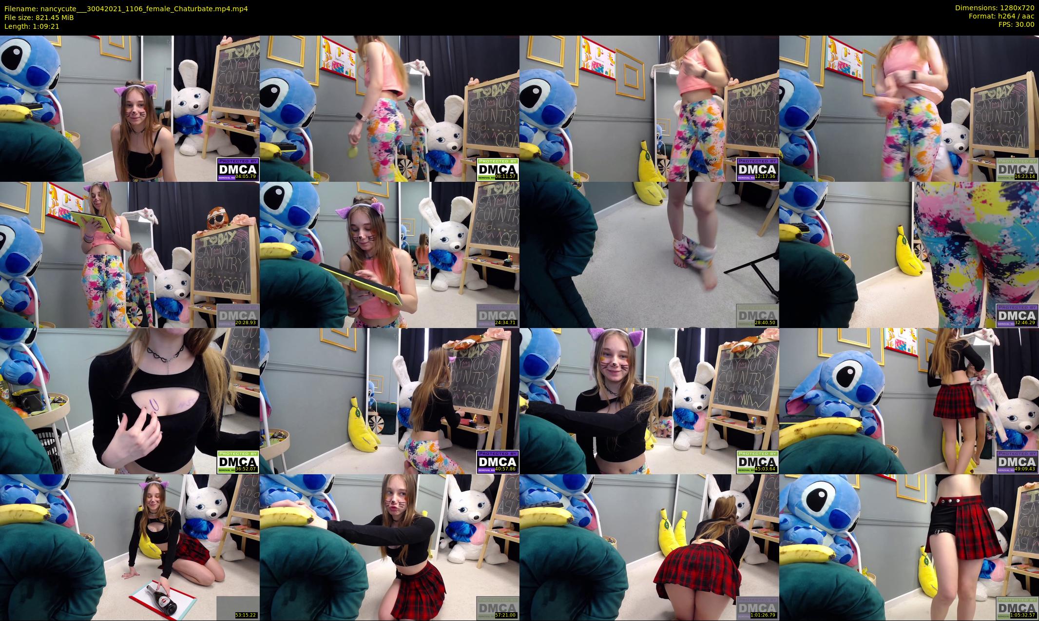 nancycute__ — 70 minute Chaturbate female cam show recording, 720p, Apr 30, 2021
