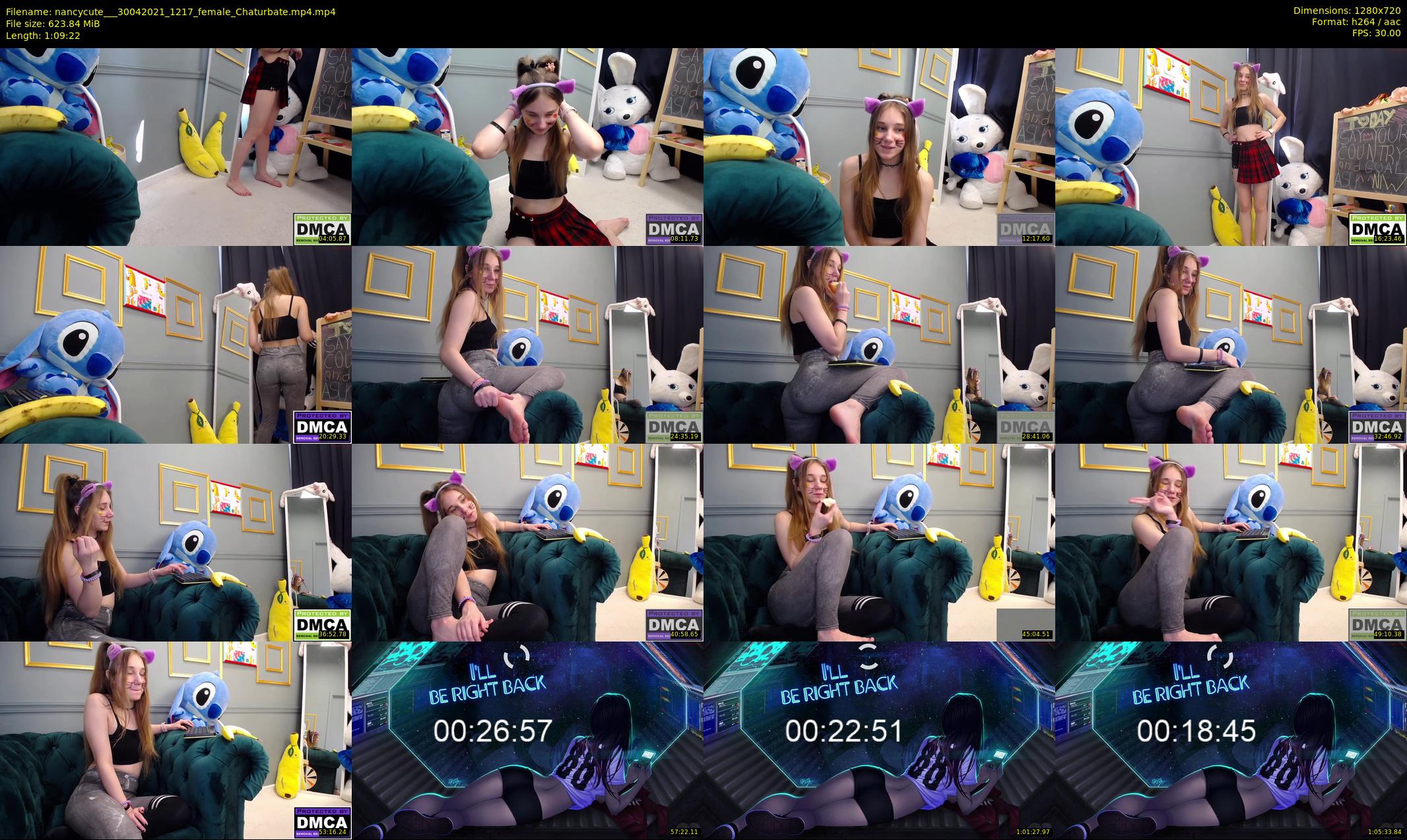 nancycute__ — 70 minute Chaturbate female cam show recording, 720p, Apr 30, 2021