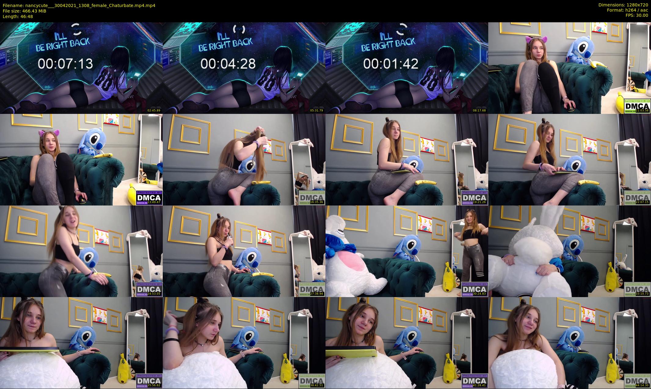 nancycute__ — 47 minute Chaturbate female cam show recording, 720p, Apr 30, 2021