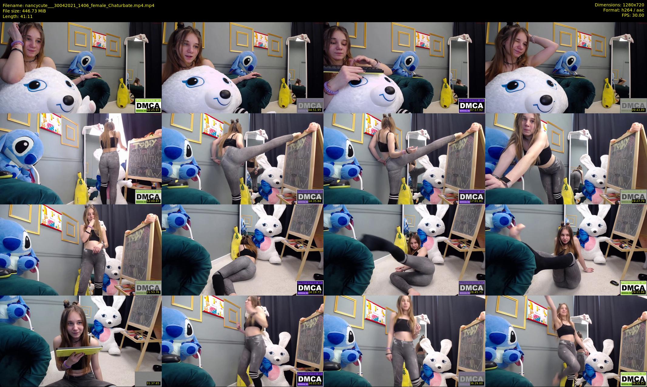 nancycute__ — 42 minute Chaturbate female cam show recording, 720p, Apr 30, 2021