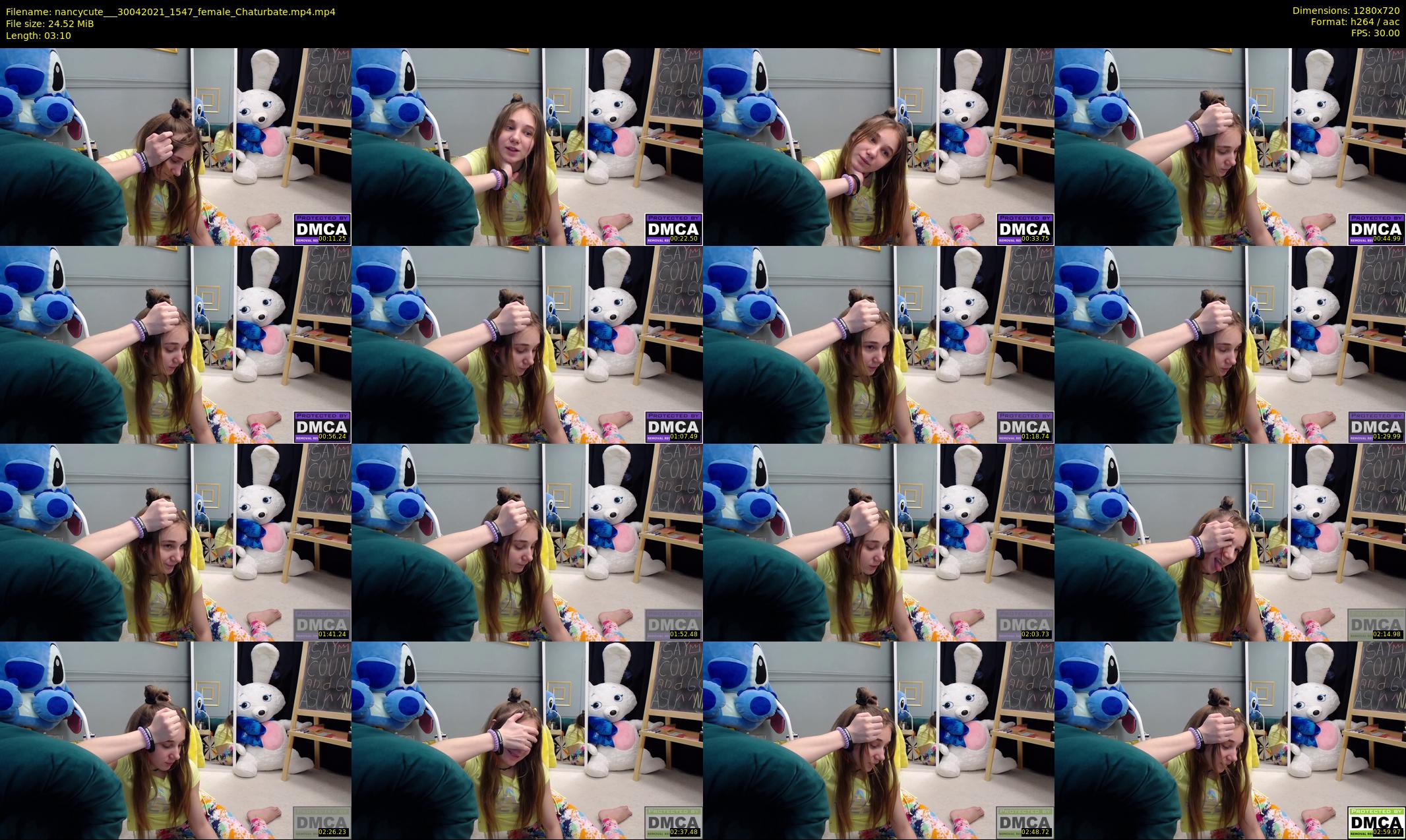 nancycute__ — 4 minute Chaturbate female cam show recording, 720p, Apr 30, 2021
