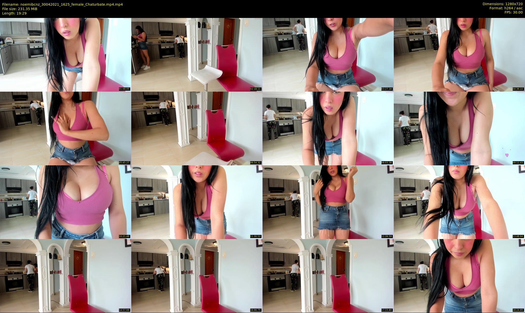 noemibcnz — 20 minute Chaturbate couple cam show recording, 720p, Apr 30, 2021