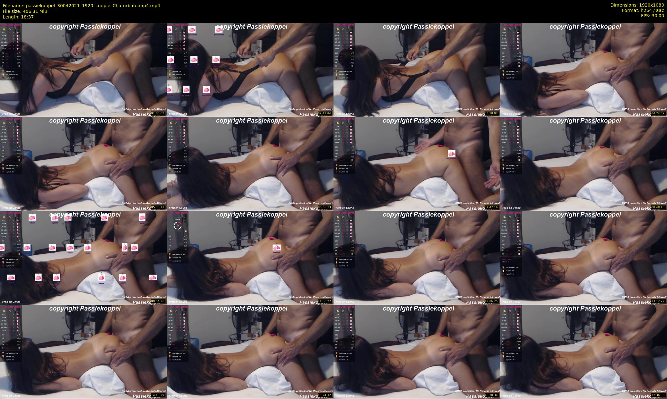 passiekoppel — 19 minute Chaturbate couple cam show recording, 1080p, Apr 30, 2021
