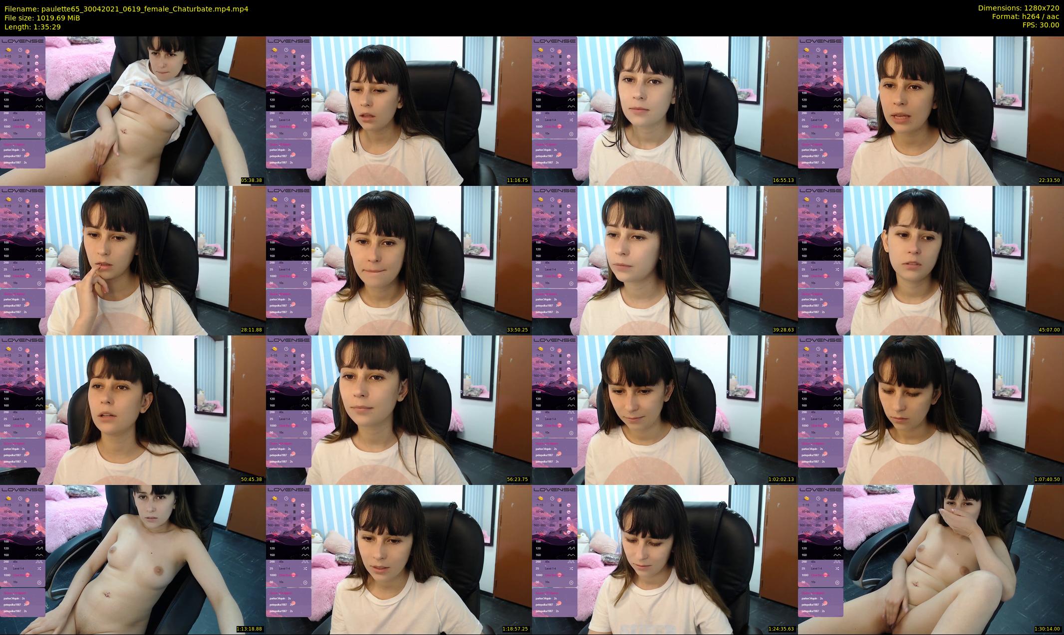 paulette65 — 96 minute Chaturbate female cam show recording, 720p, Apr 30, 2021