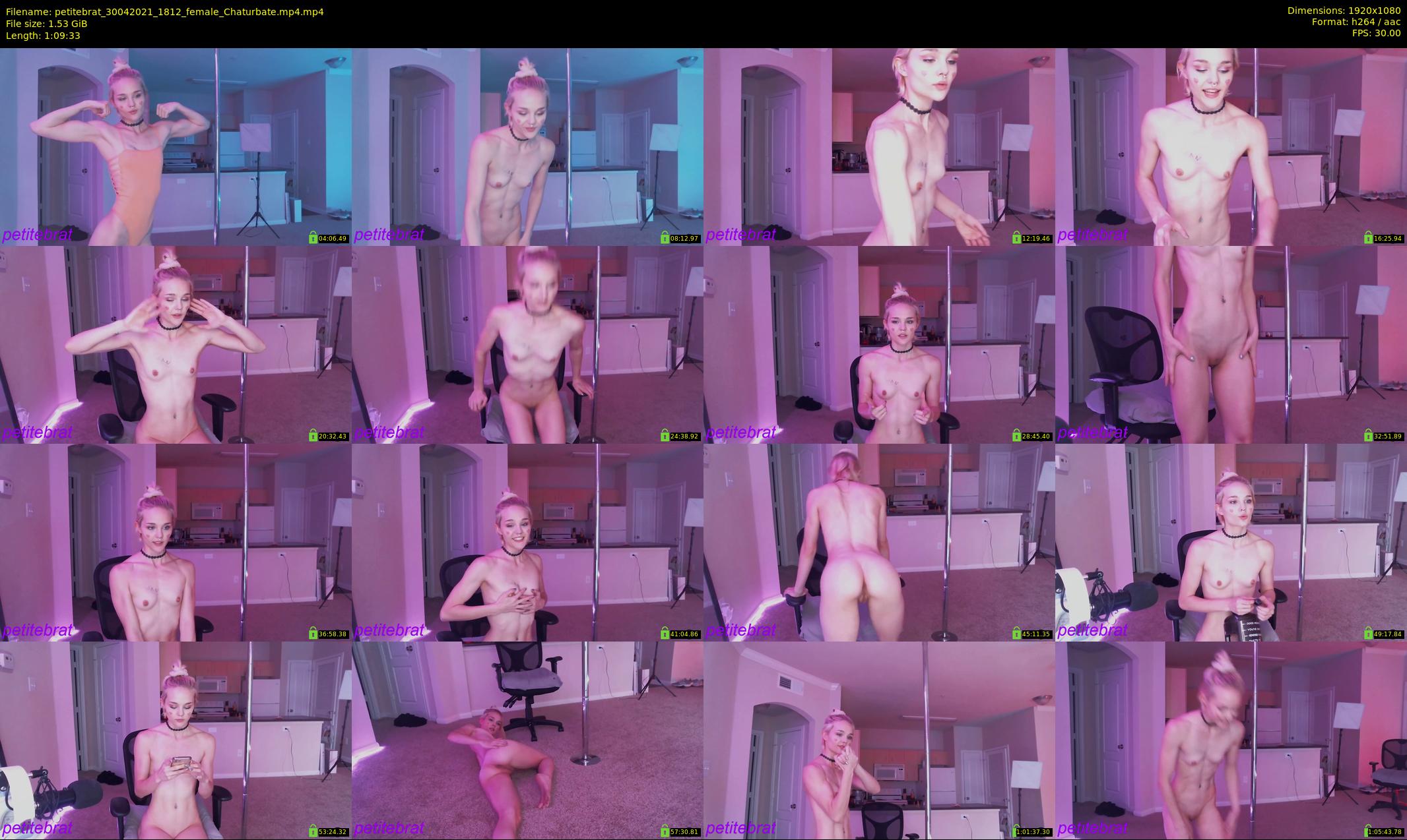 petitebrat — 70 minute Chaturbate female cam show recording, 1080p, Apr 30, 2021