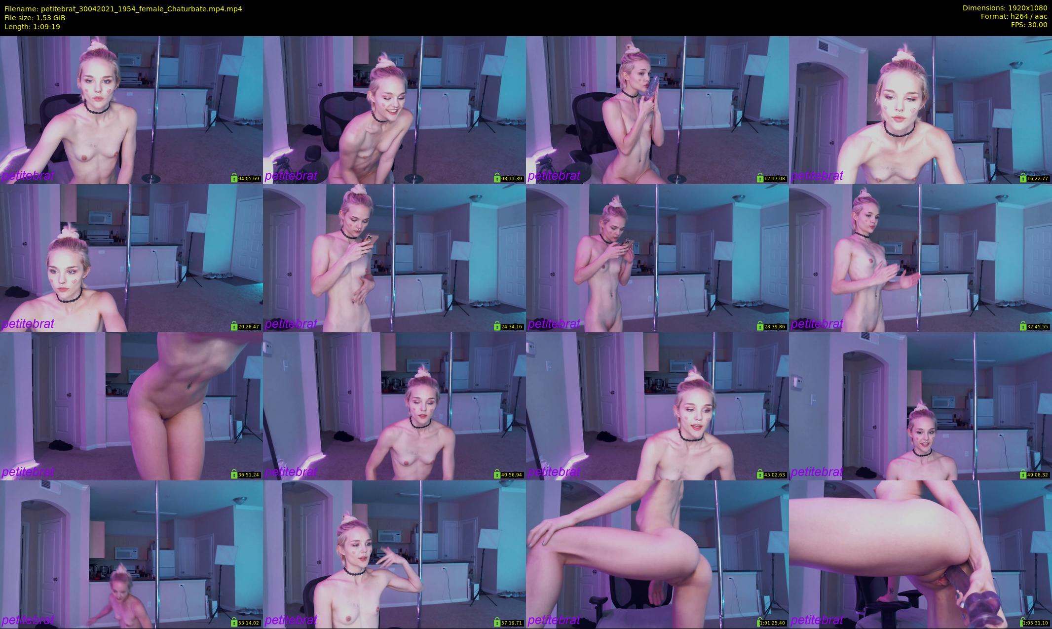 petitebrat — 70 minute Chaturbate female cam show recording, 1080p, Apr 30, 2021