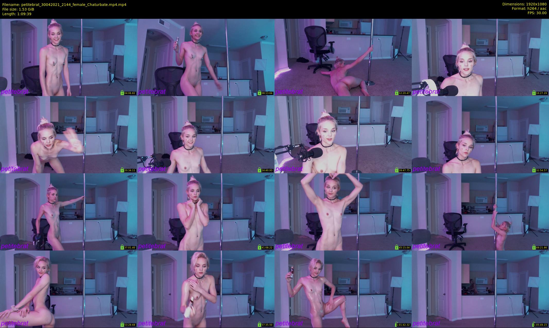petitebrat — 70 minute Chaturbate female cam show recording, 1080p, Apr 30, 2021