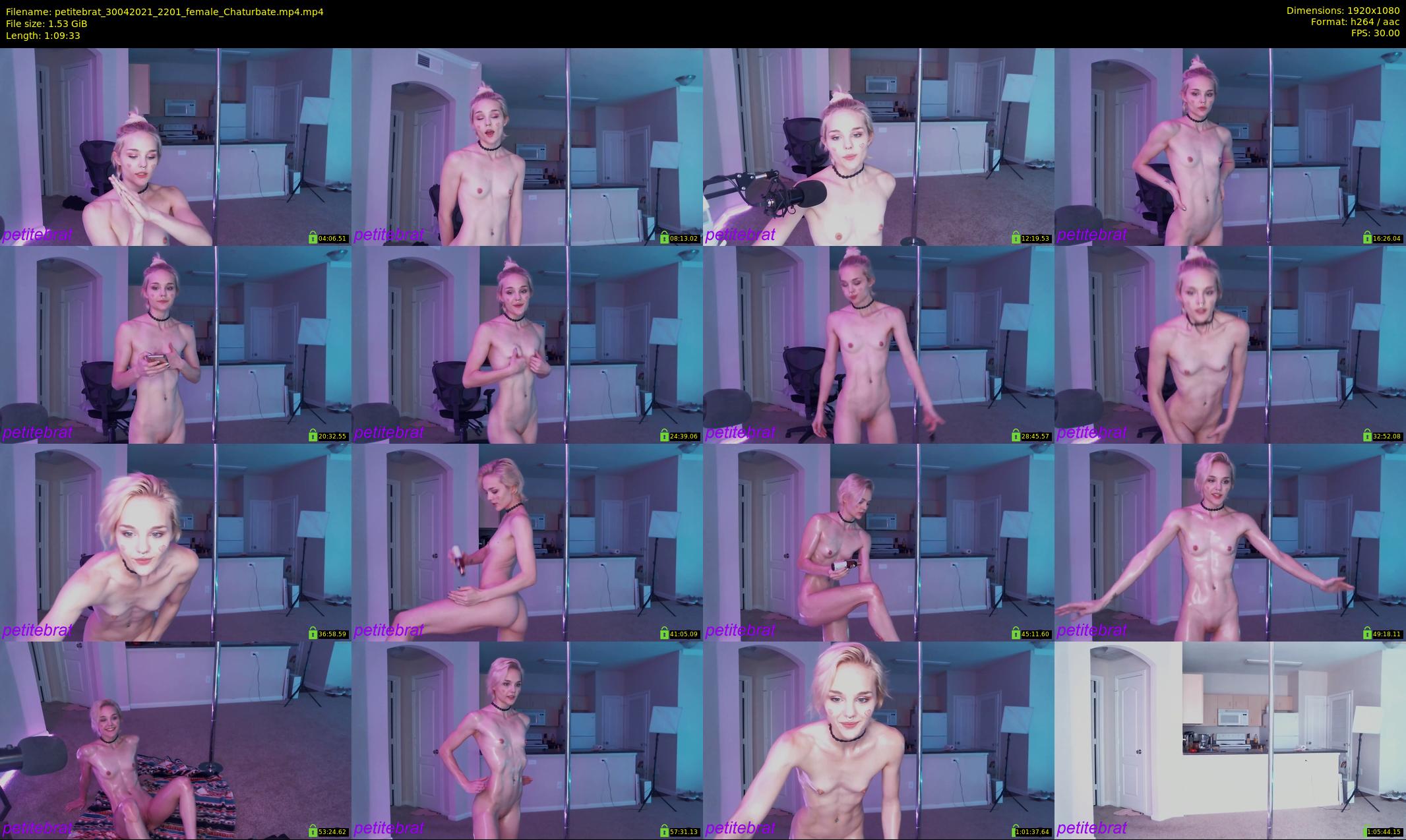 petitebrat — 70 minute Chaturbate female cam show recording, 1080p, Apr 30, 2021