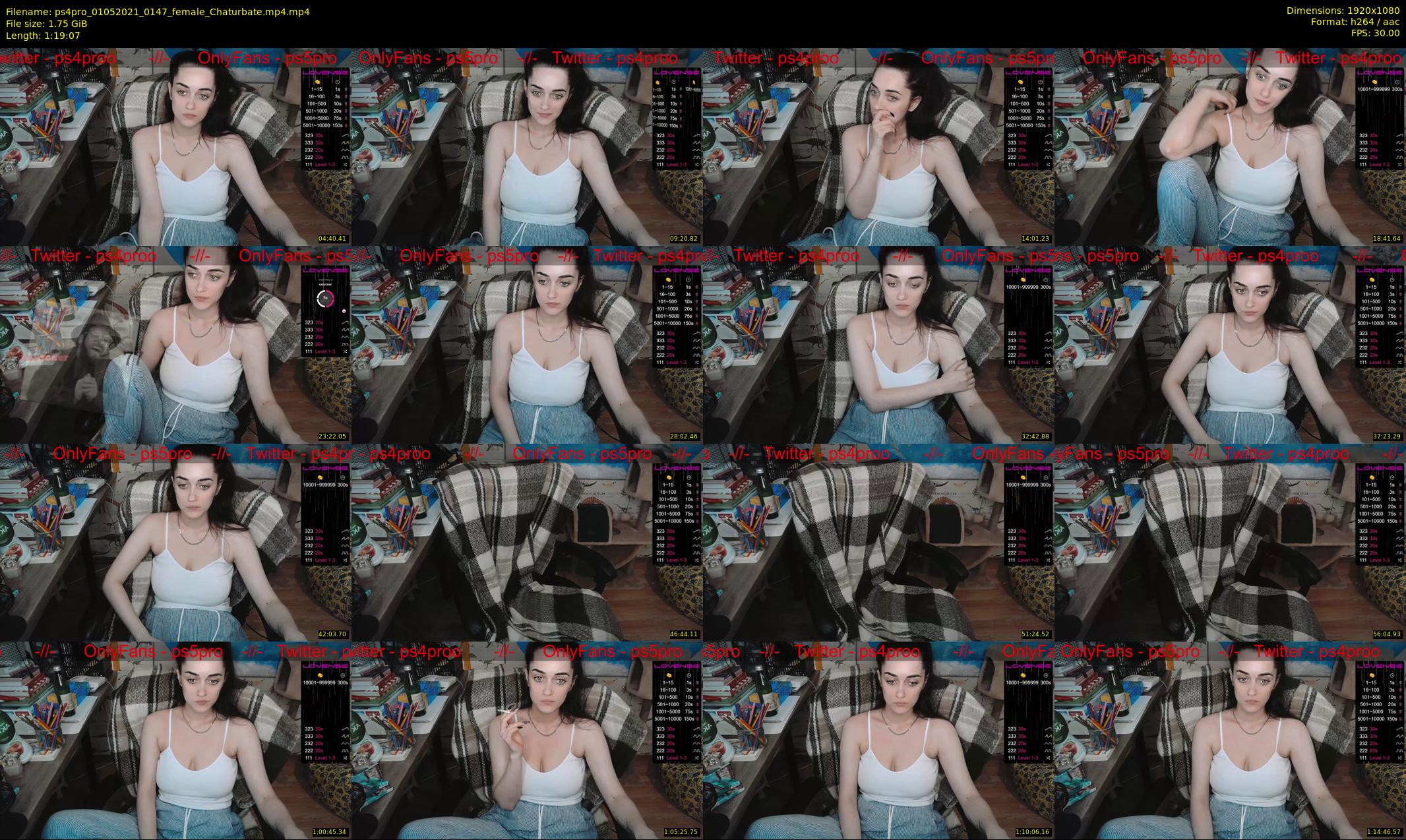 ps4pro — 80 minute Chaturbate female cam show recording, 1080p, May 1, 2021