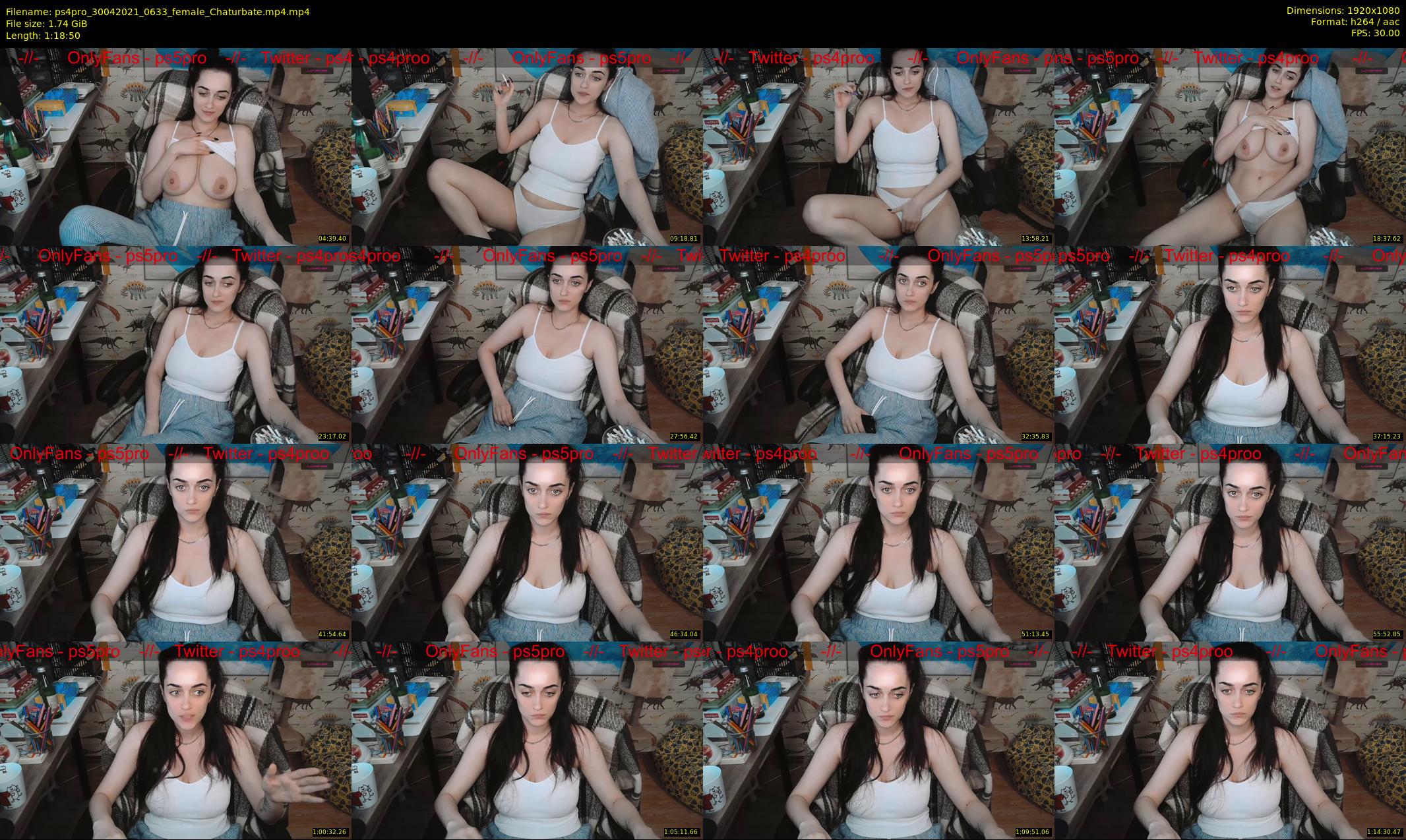 ps4pro — 79 minute Chaturbate female cam show recording, 1080p, Apr 30, 2021