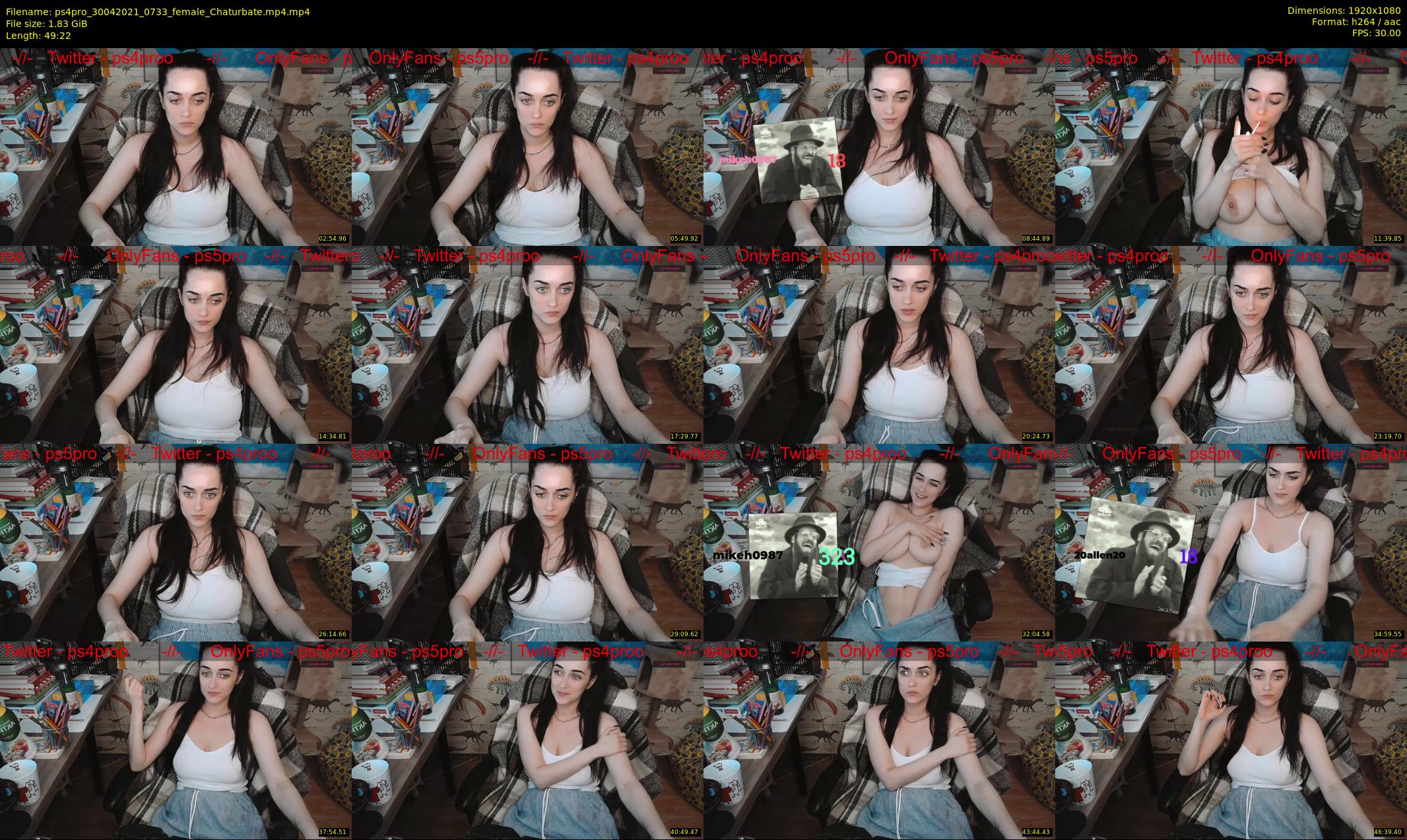 ps4pro — 50 minute Chaturbate female cam show recording, 1080p, Apr 30, 2021