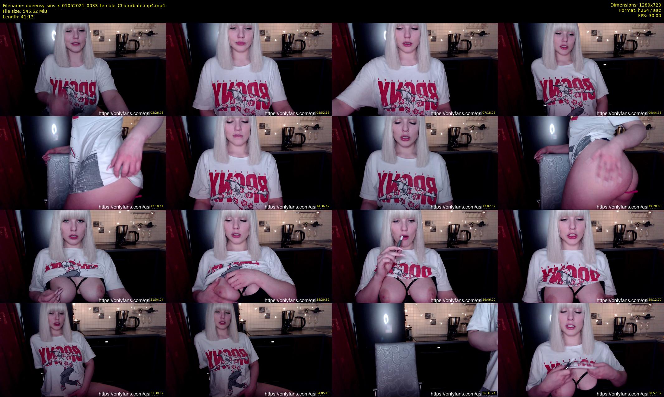 queensy_sins_x — 42 minute Chaturbate female cam show recording, 720p, May 1, 2021