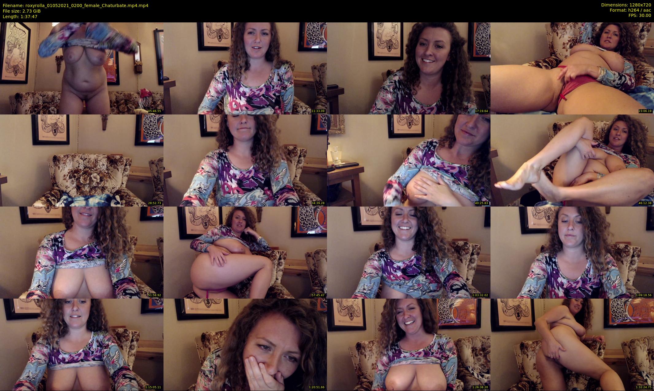 roxyrolla — 98 minute Chaturbate female cam show recording, 720p, May 1, 2021