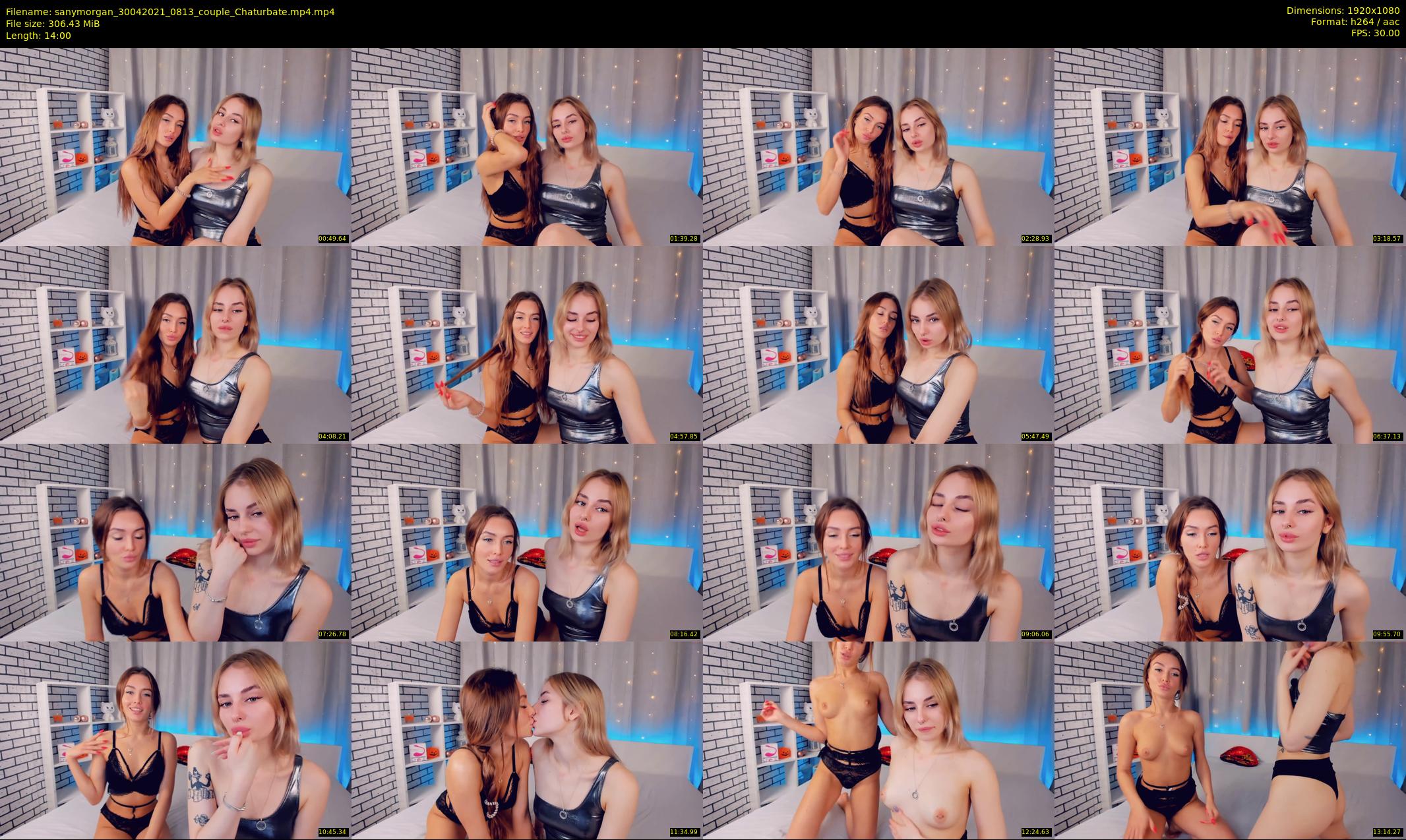 sanymorgan — 14 minute Chaturbate couple cam show recording, 1080p, Apr 30, 2021