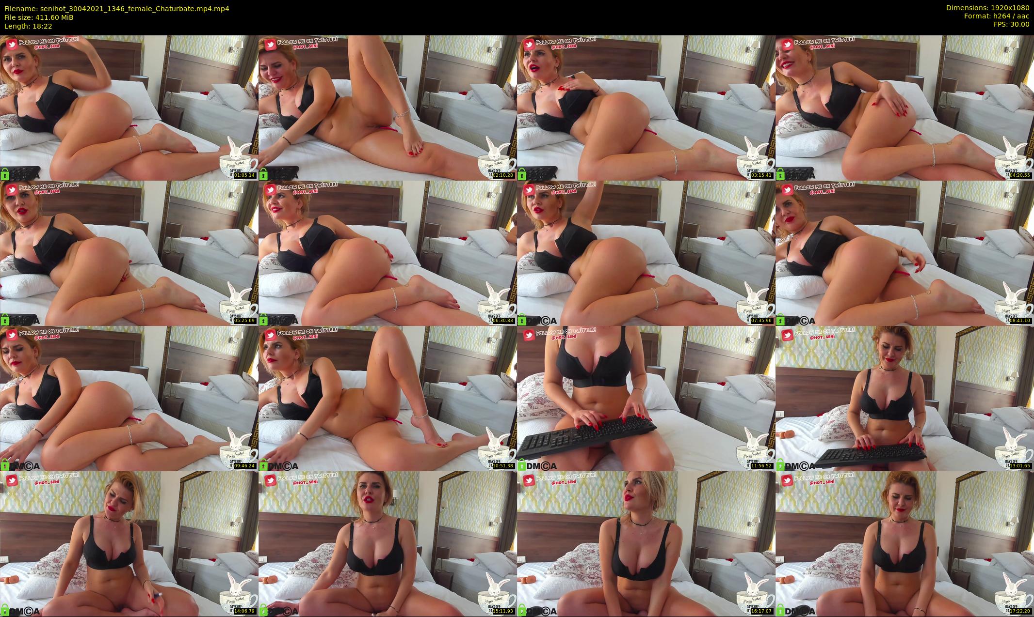 senihot — 19 minute Chaturbate female cam show recording, 1080p, Apr 30, 2021