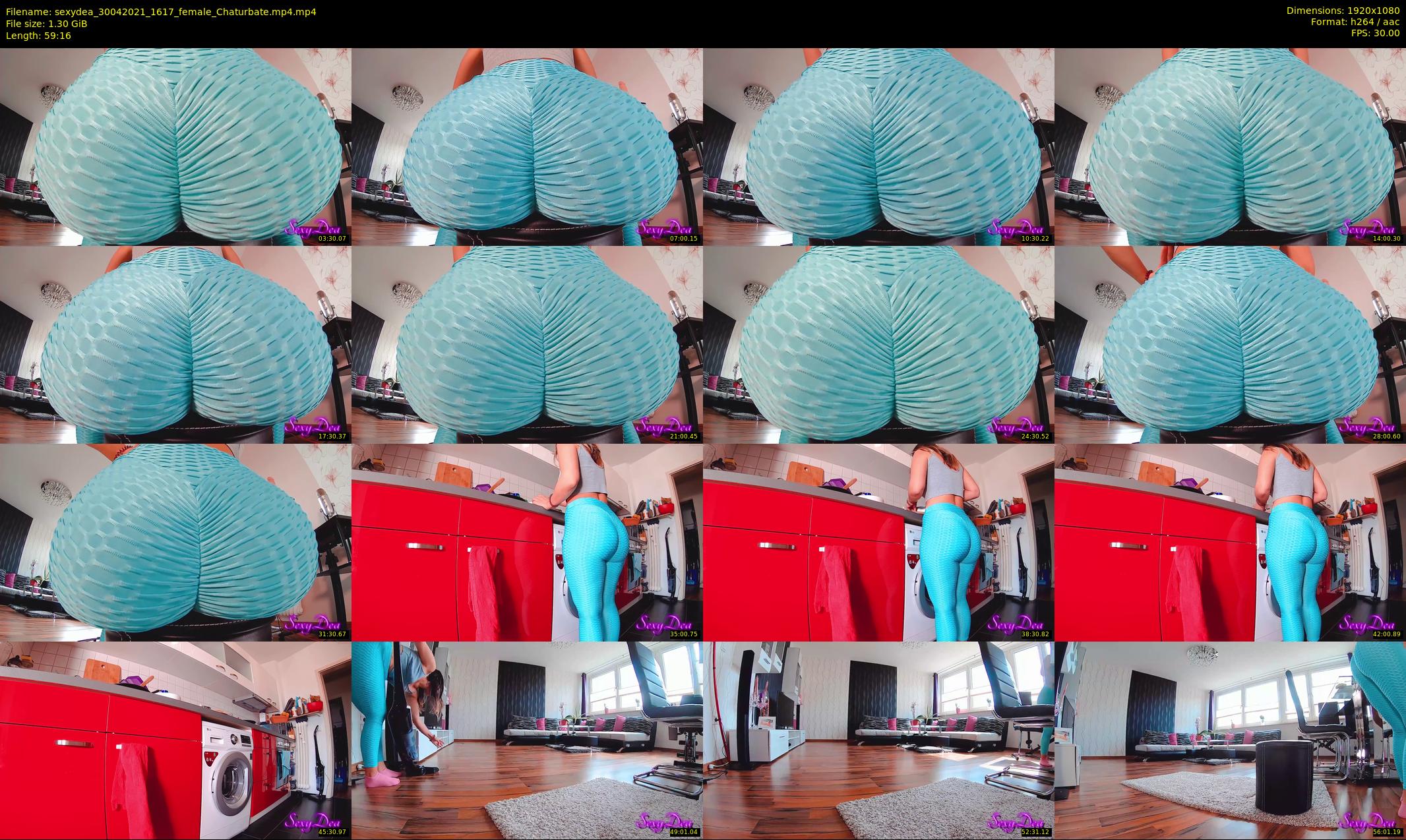 sexydea — 60 minute Chaturbate female cam show recording, 1080p, Apr 30, 2021