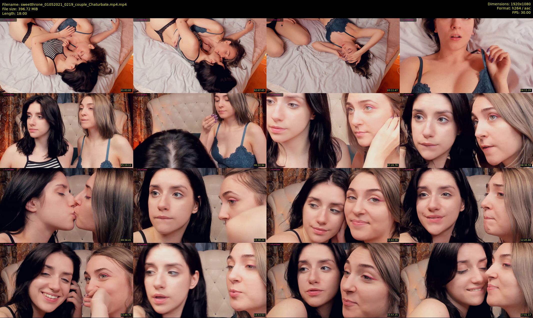 sweetthrone — 18 minute Chaturbate couple cam show recording, 1080p, May 1, 2021
