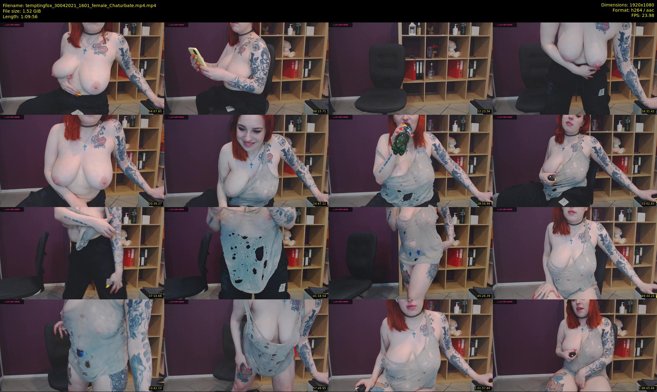 temptingfox — 70 minute Chaturbate female cam show recording, 1080p, Apr 30, 2021