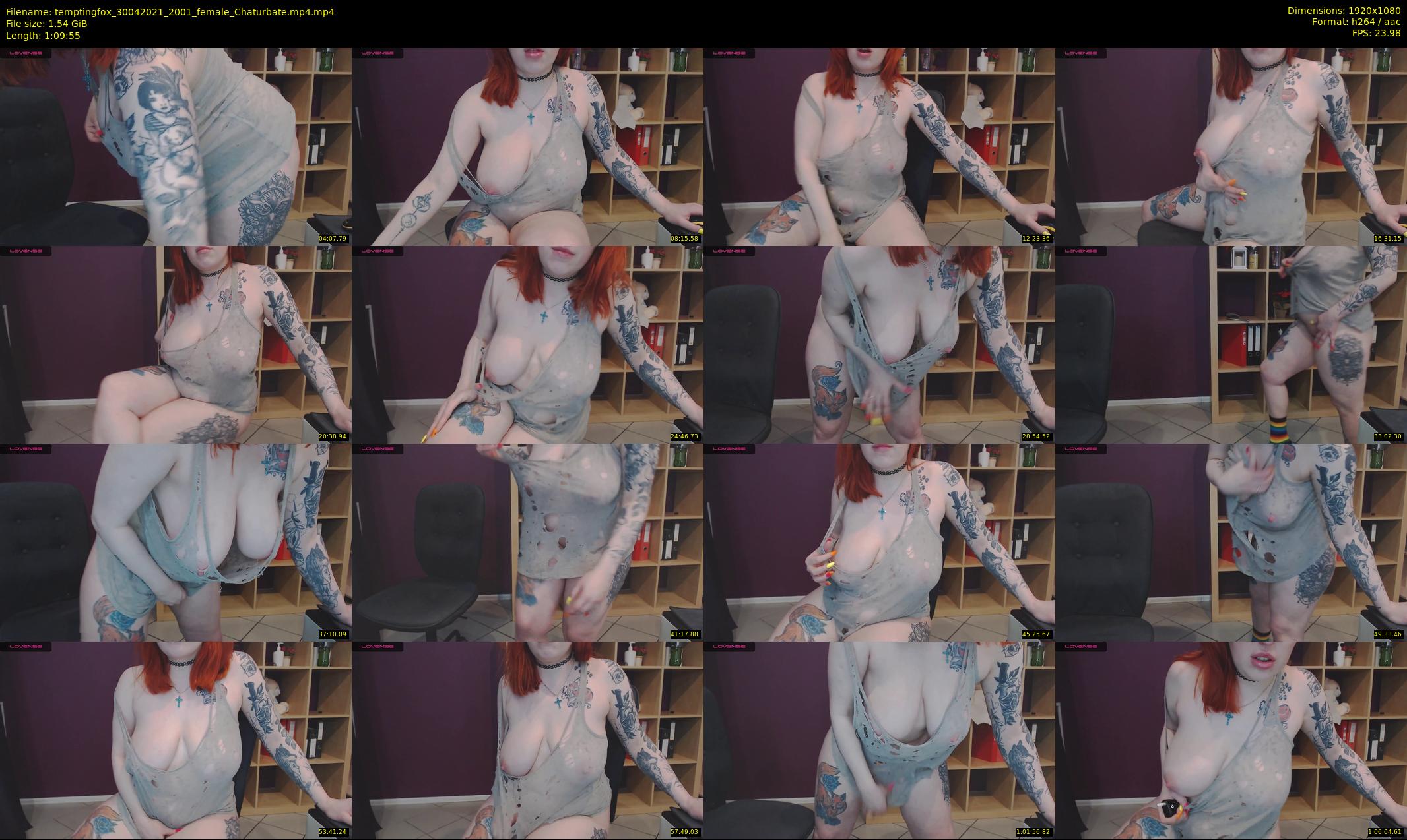 temptingfox — 70 minute Chaturbate female cam show recording, 1080p, Apr 30, 2021