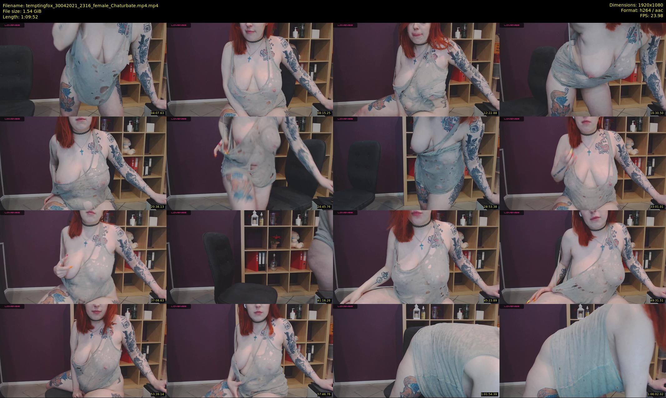temptingfox — 70 minute Chaturbate female cam show recording, 1080p, Apr 30, 2021