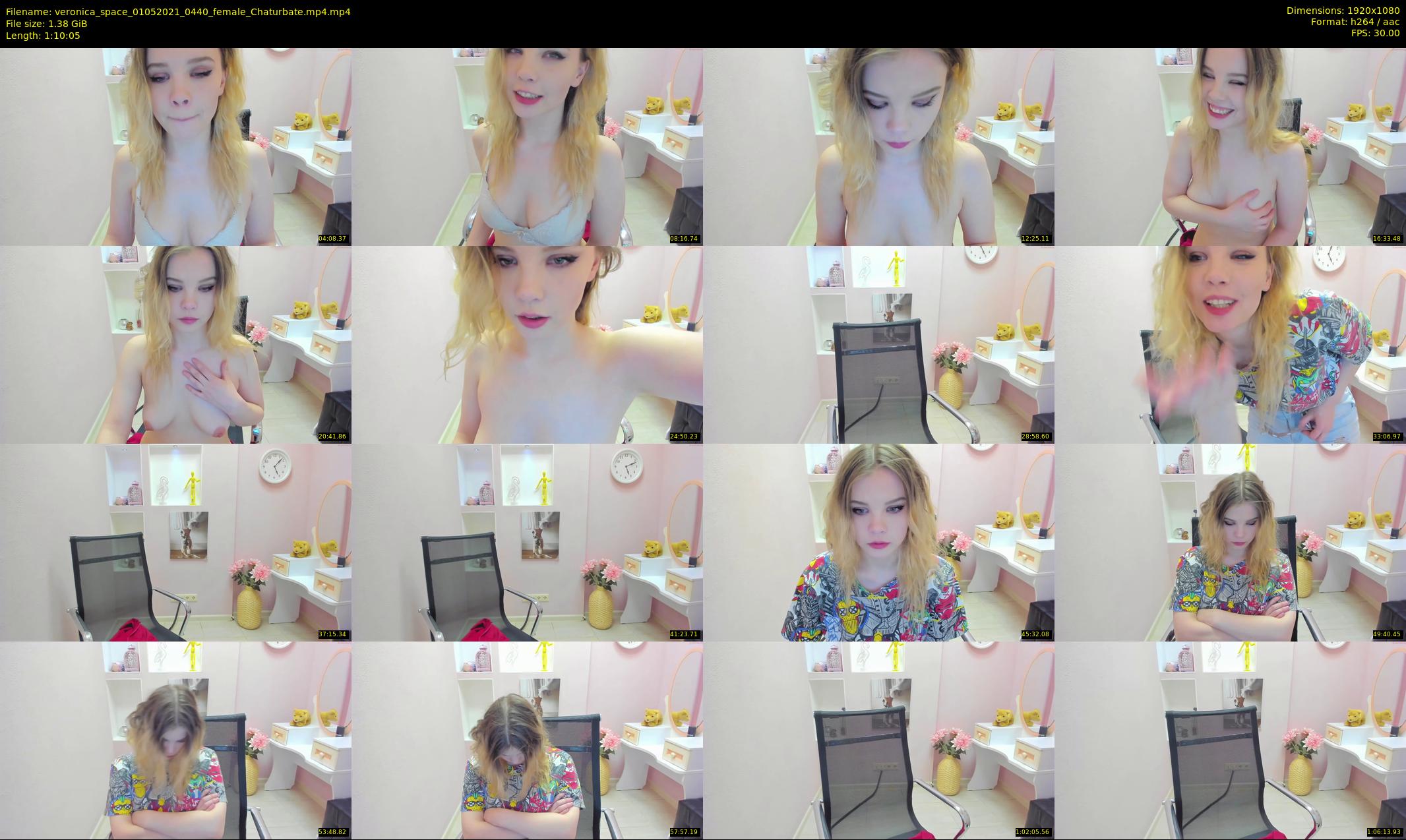 veronica_space — 71 minute Chaturbate female cam show recording, 1080p, May 1, 2021
