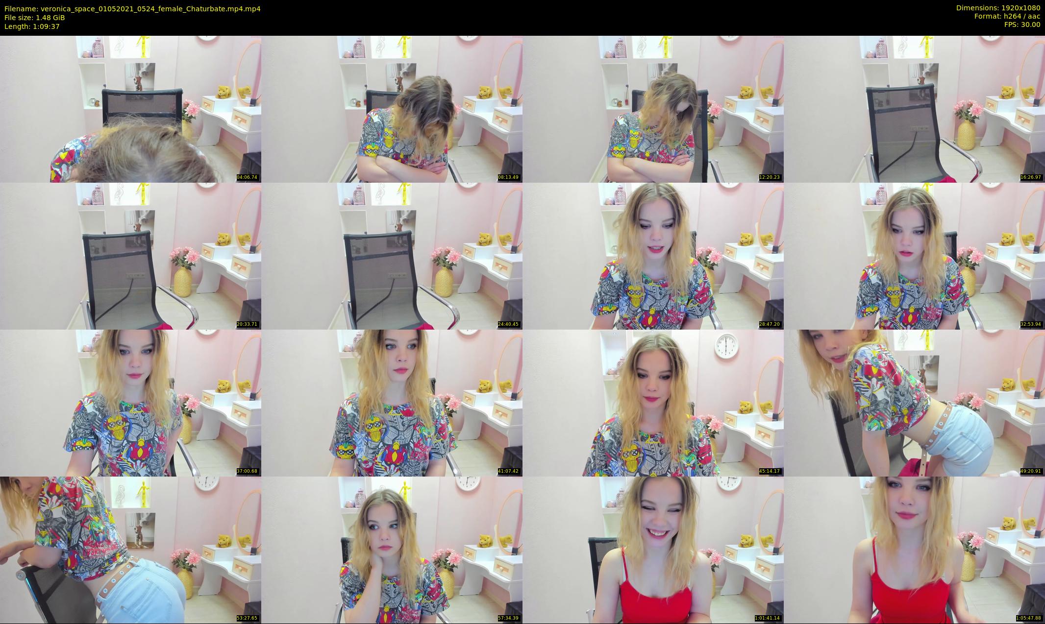 veronica_space — 70 minute Chaturbate female cam show recording, 1080p, May 1, 2021