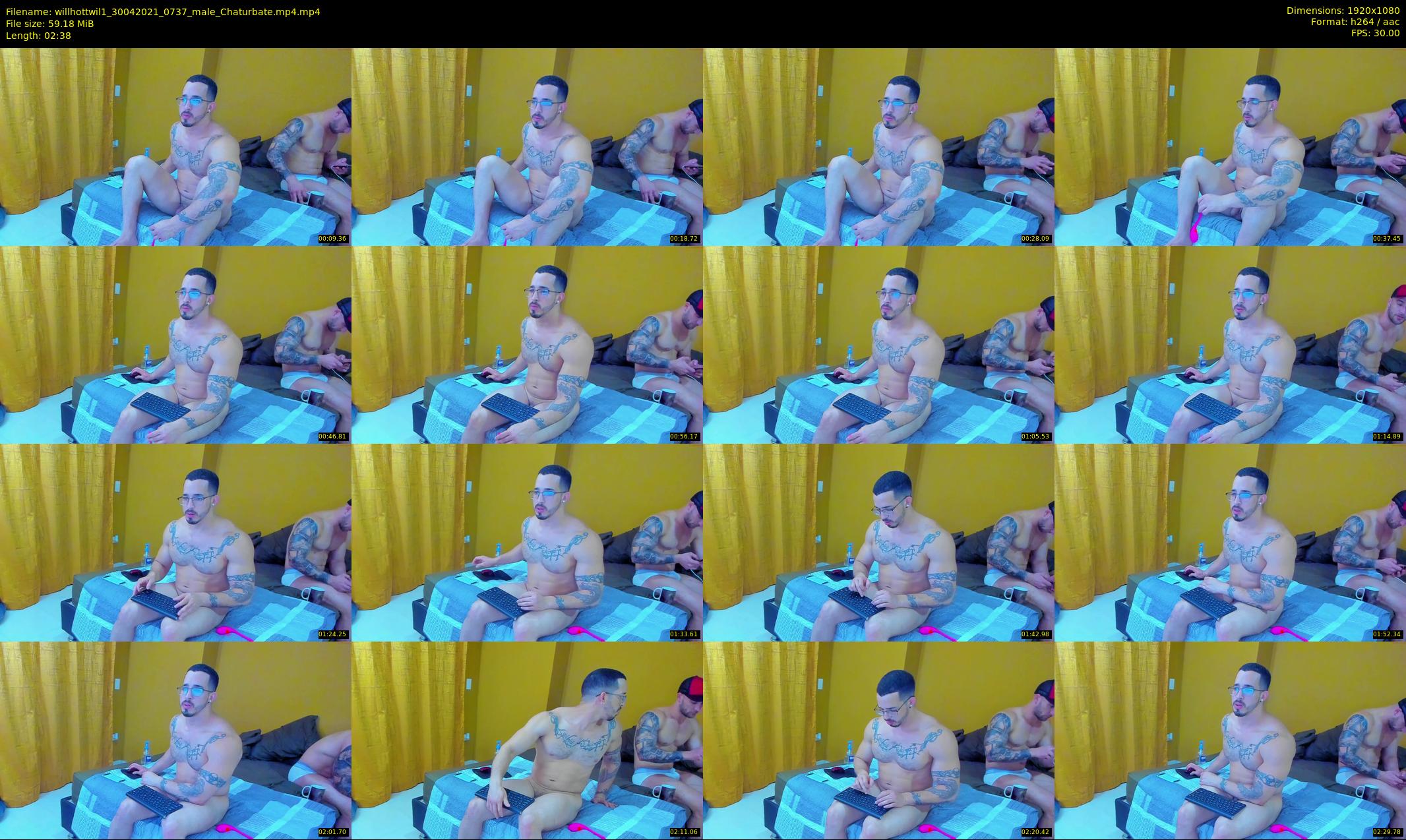 willhottwil1 — 3 minute Chaturbate couple cam show recording, 1080p, Apr 30, 2021