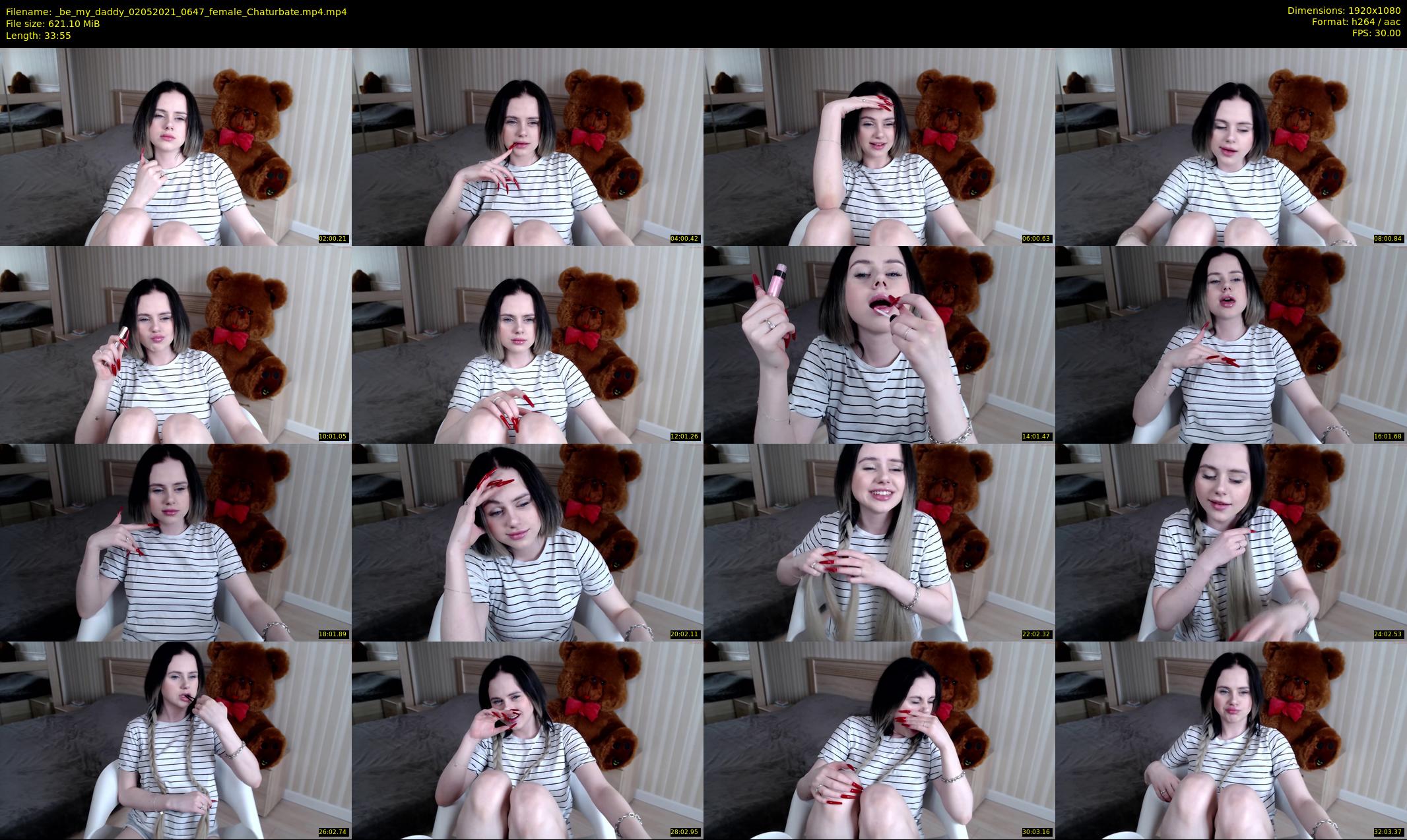 _be_my_daddy — 34 minute Chaturbate female cam show recording, 1080p, May 2, 2021