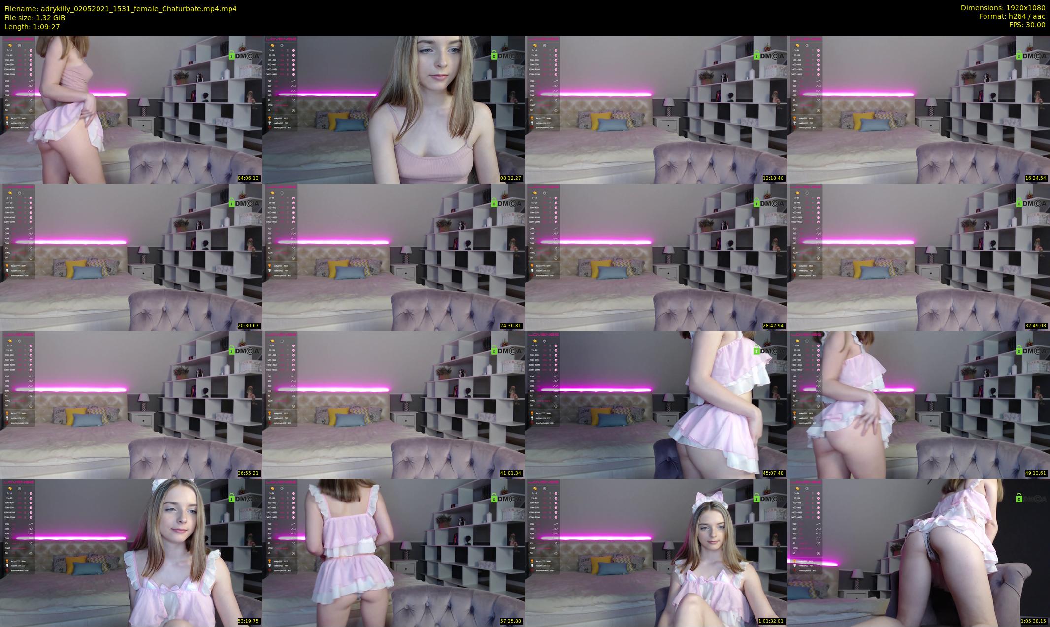 adrykilly — 70 minute Chaturbate female cam show recording, 1080p, May 2, 2021