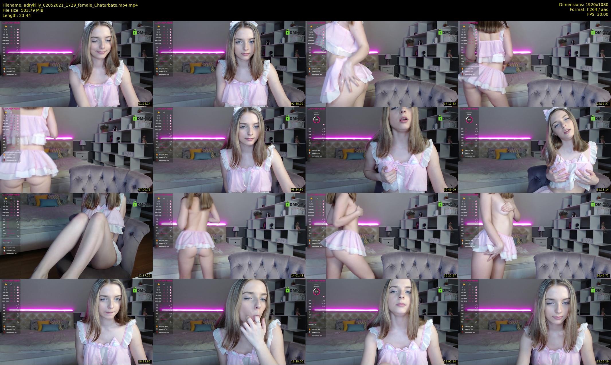 adrykilly — 24 minute Chaturbate female cam show recording, 1080p, May 2, 2021