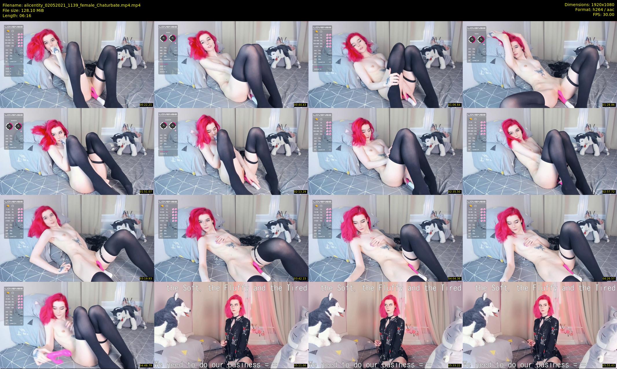 alicentity — 7 minute Chaturbate female cam show recording, 1080p, May 2, 2021