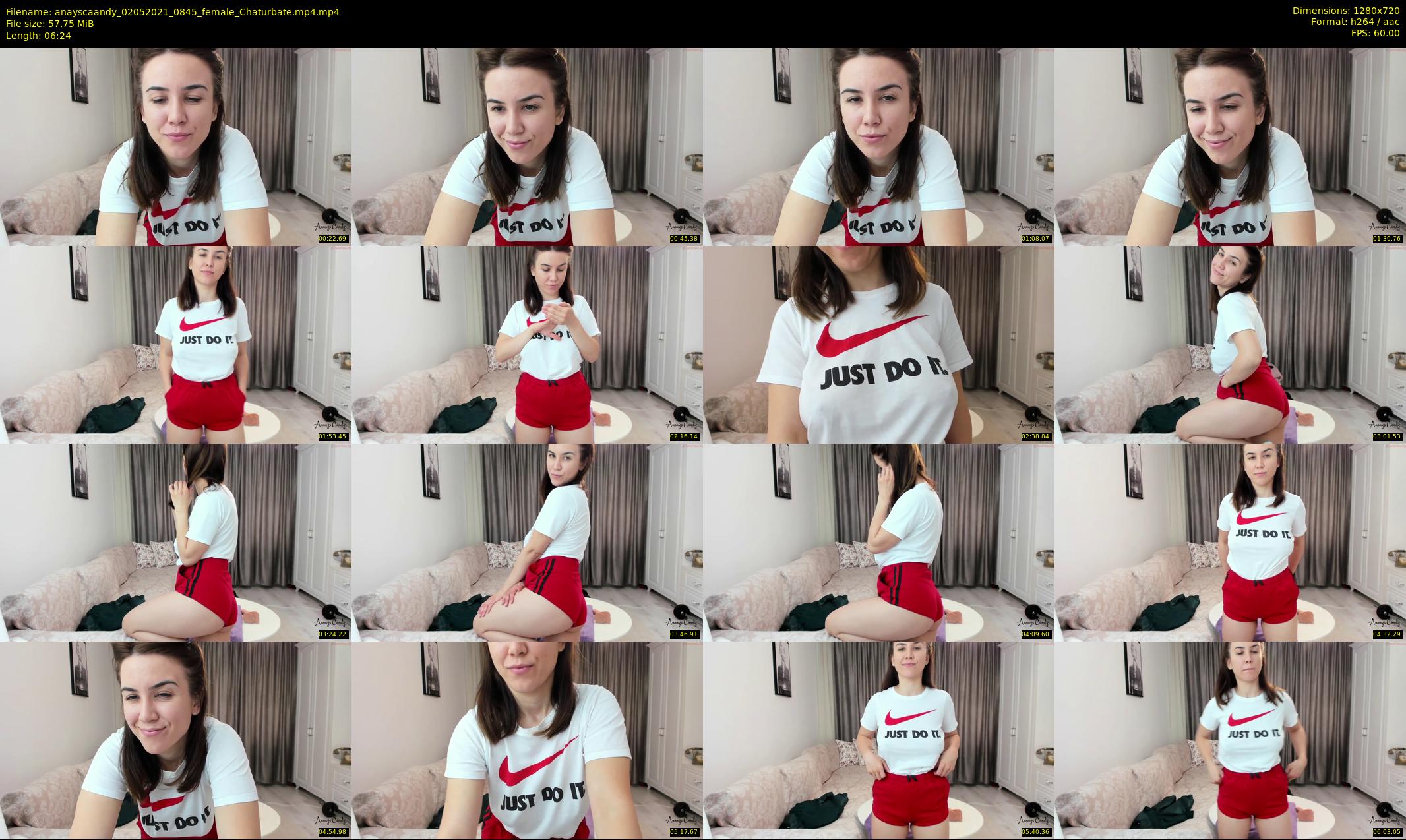 anayscaandy — 7 minute Chaturbate female cam show recording, 720p, May 2, 2021
