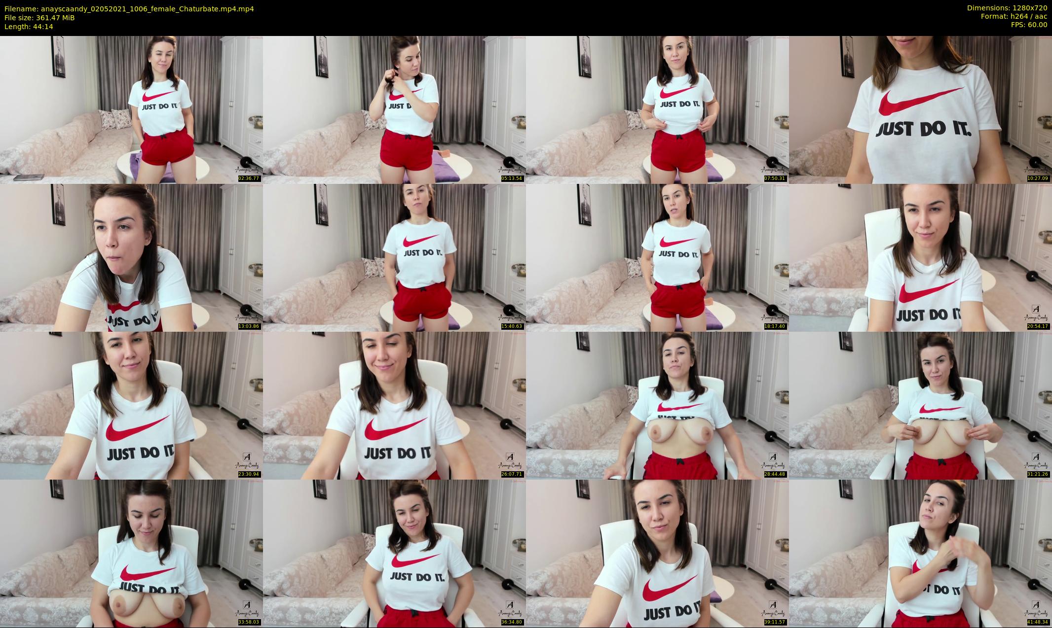 anayscaandy — 45 minute Chaturbate female cam show recording, 720p, May 2, 2021