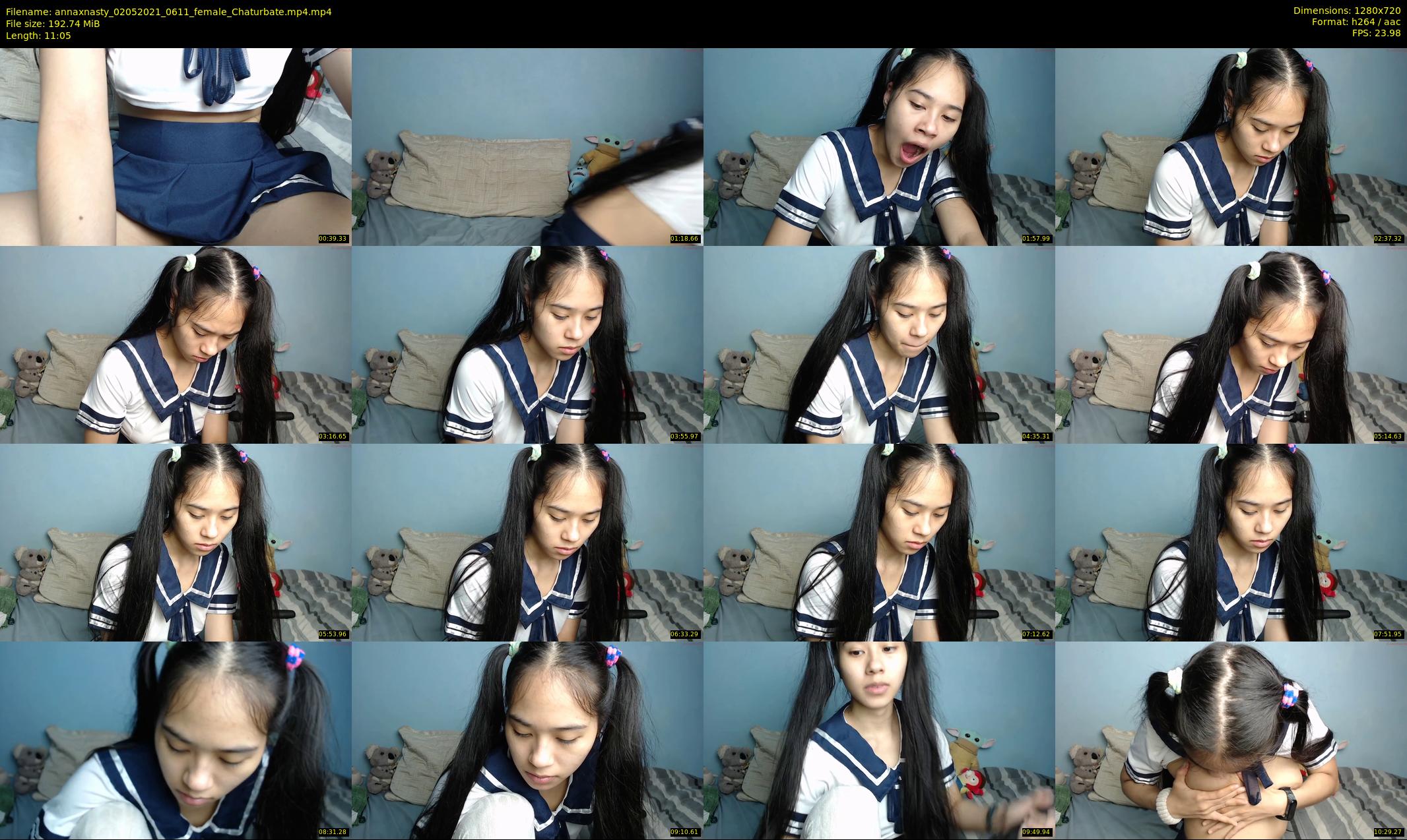 annaxnasty — 12 minute Chaturbate female cam show recording, 720p, May 2, 2021