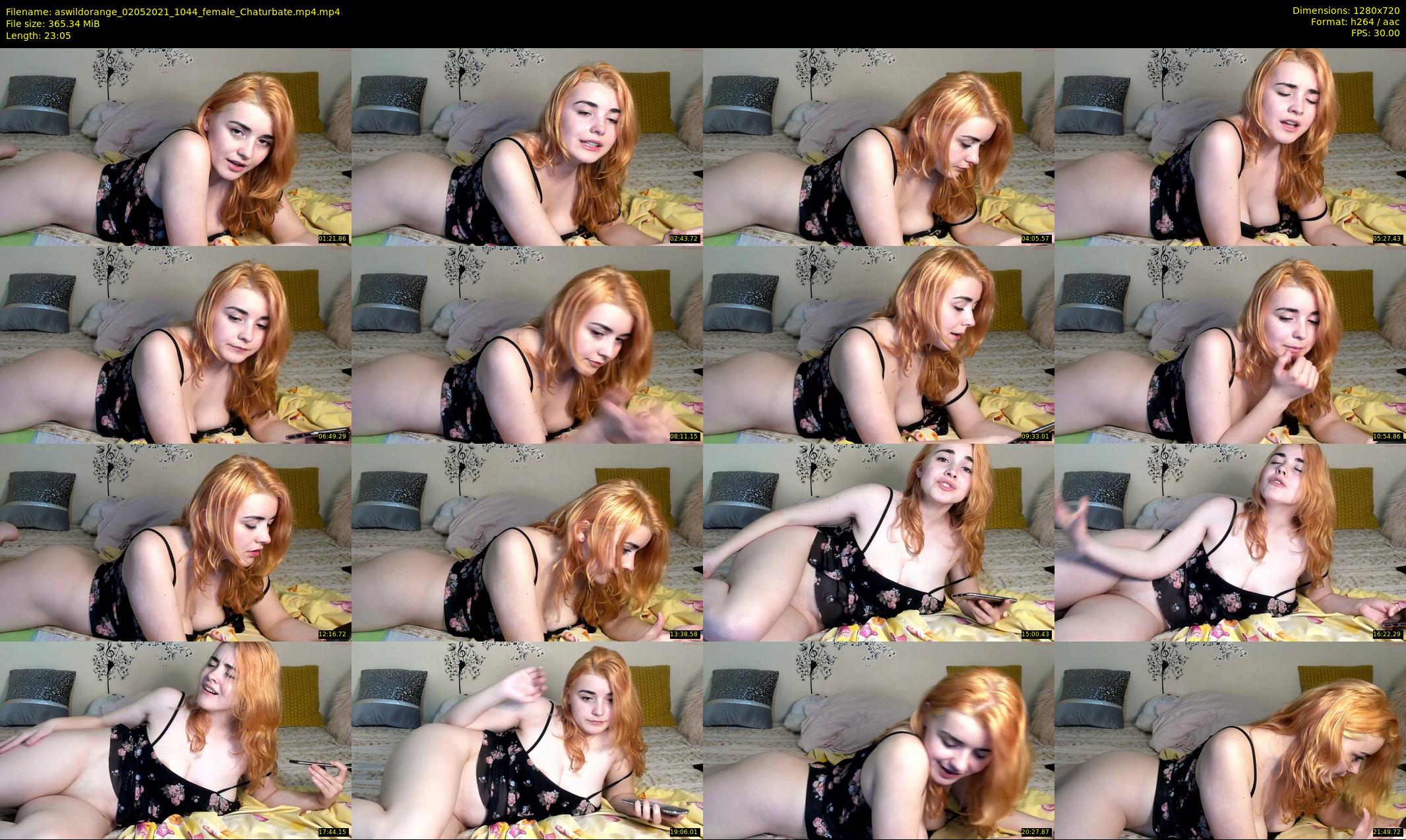 aswildorange — 24 minute Chaturbate female cam show recording, 720p, May 2, 2021