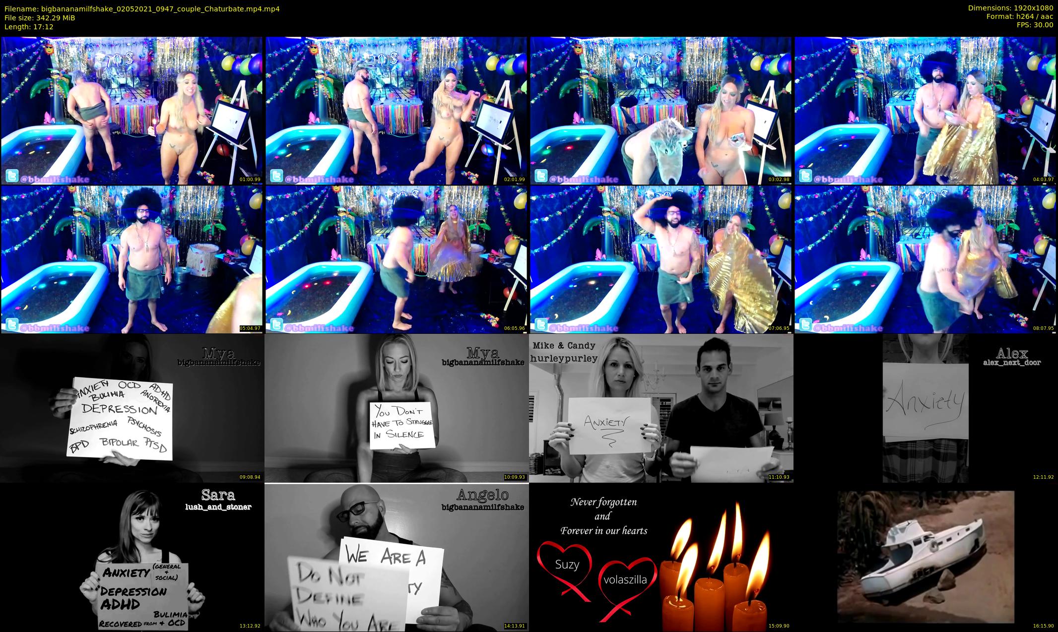 bigbananamilfshake — 18 minute Chaturbate couple cam show recording, 1080p, May 2, 2021