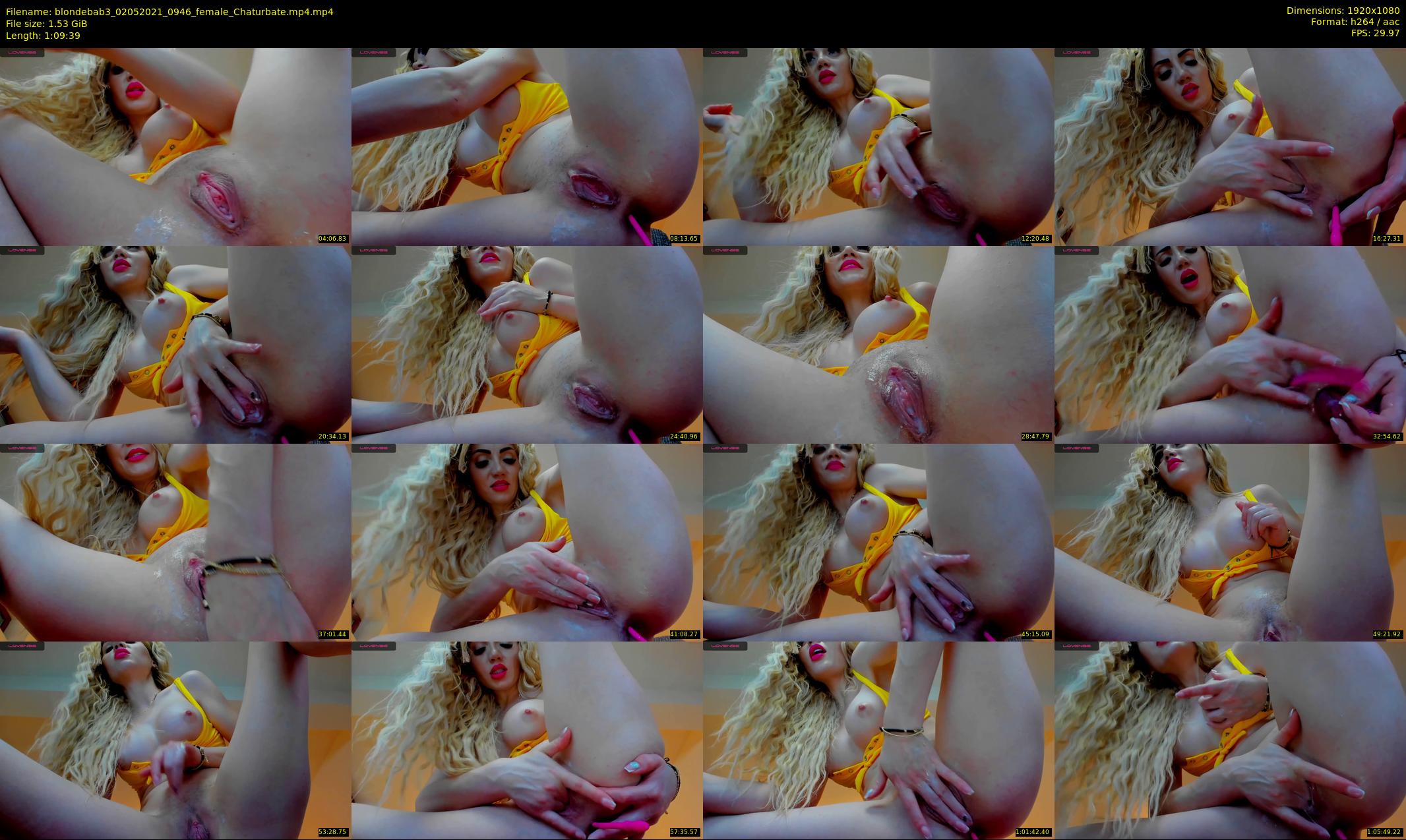 blondebab3 — 70 minute Chaturbate female cam show recording, 1080p, May 2, 2021