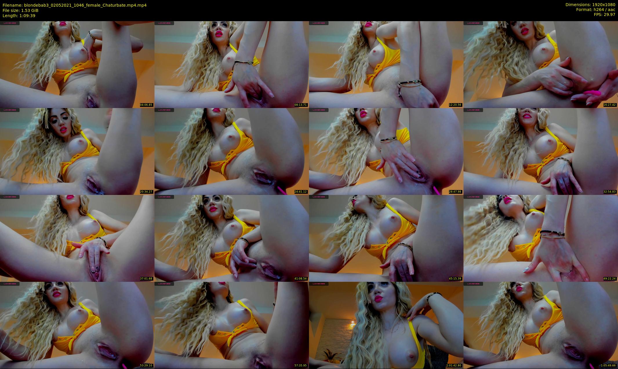 blondebab3 — 70 minute Chaturbate female cam show recording, 1080p, May 2, 2021