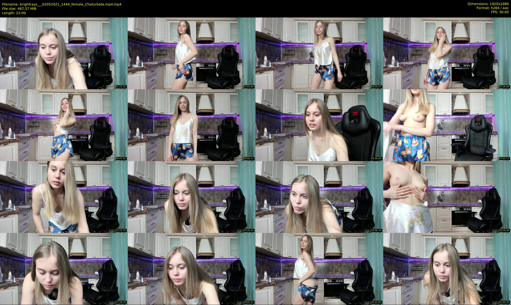 brightrays__ — 23 minute Chaturbate female cam show recording, 1080p, May 2, 2021