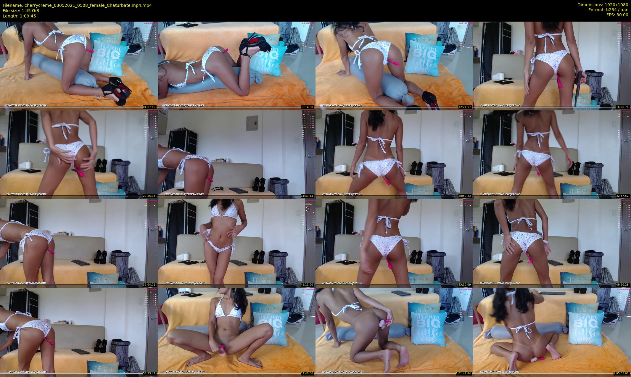 cherrycreme — 70 minute Chaturbate female cam show recording, 1080p, May 3, 2021