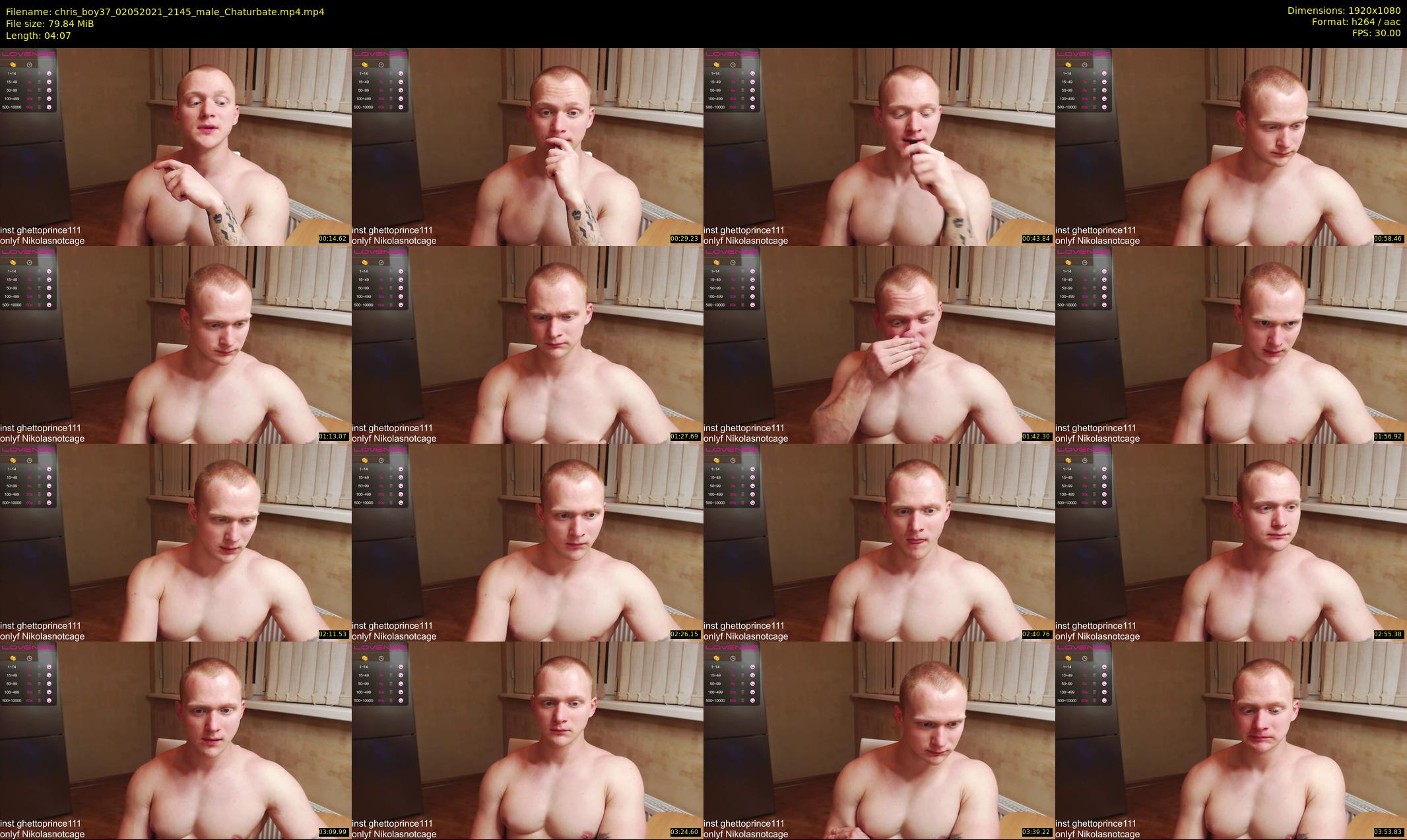 chris_boy37 — 5 minute Chaturbate male cam show recording, 1080p, May 2, 2021