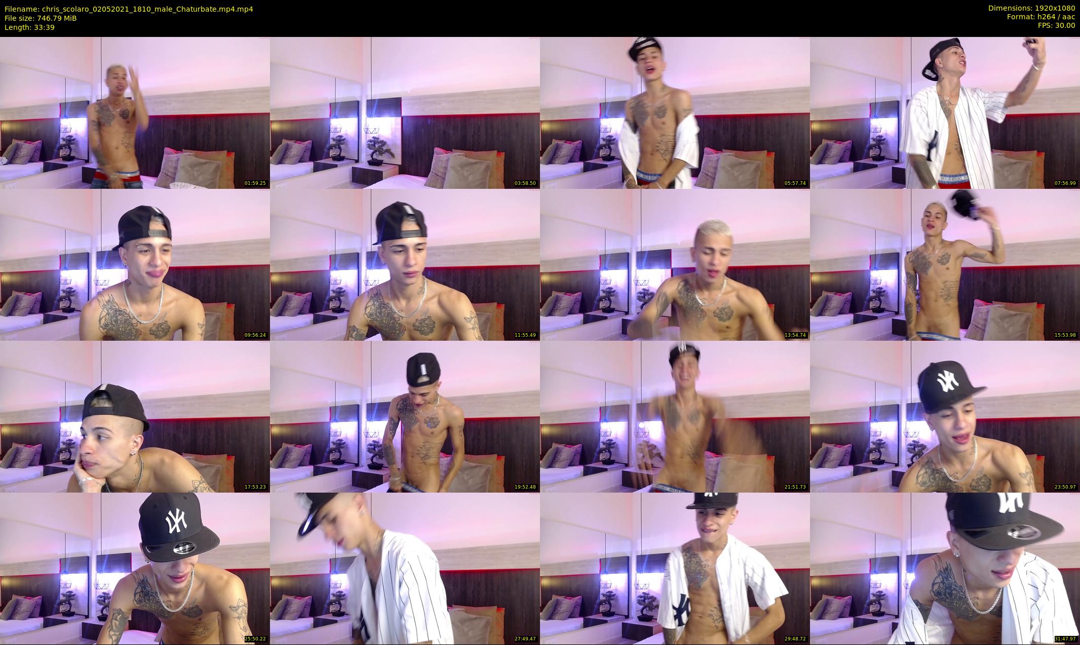 chris_scolaro — 34 minute Chaturbate male cam show recording, 1080p, May 2, 2021