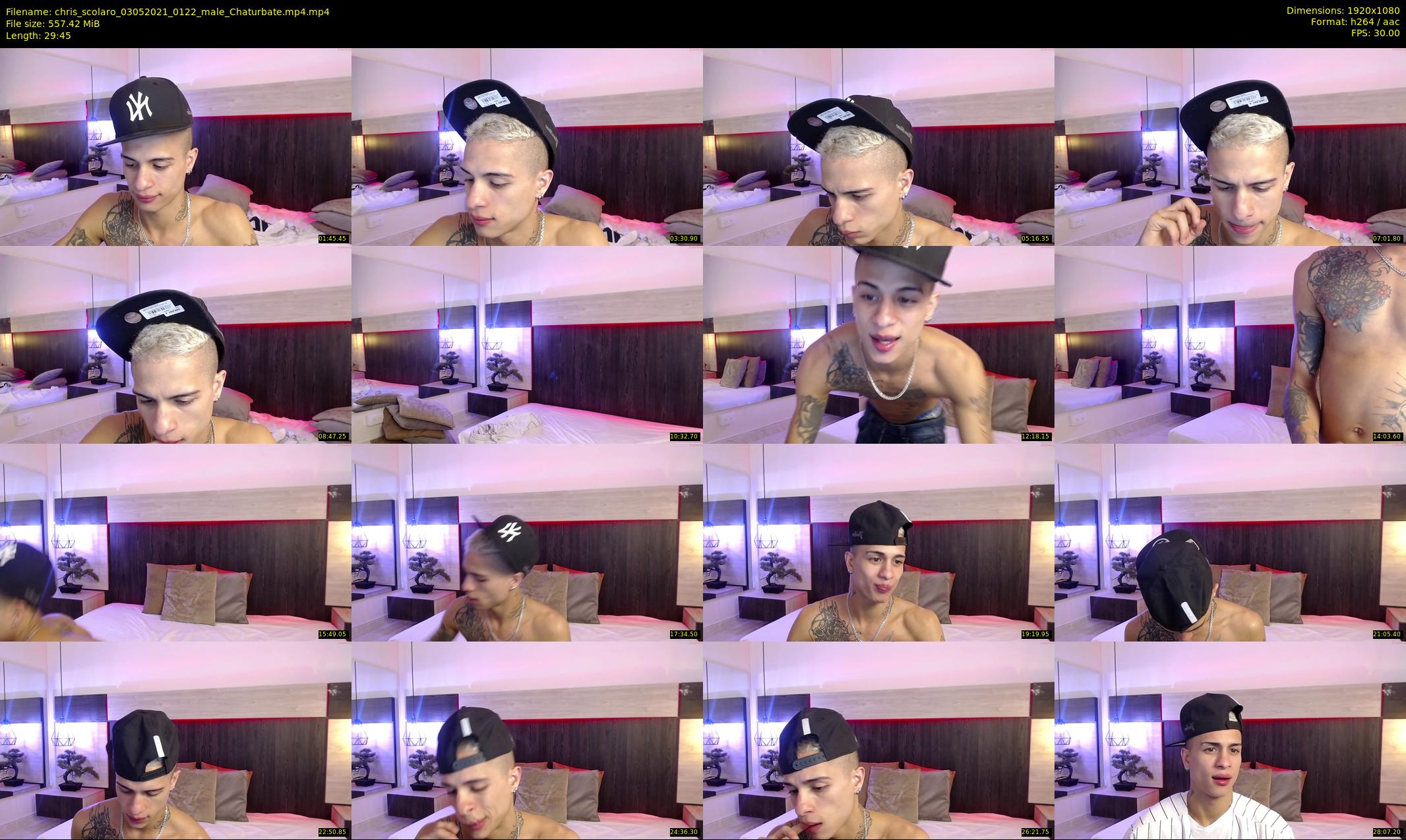 chris_scolaro — 30 minute Chaturbate male cam show recording, 1080p, May 3, 2021